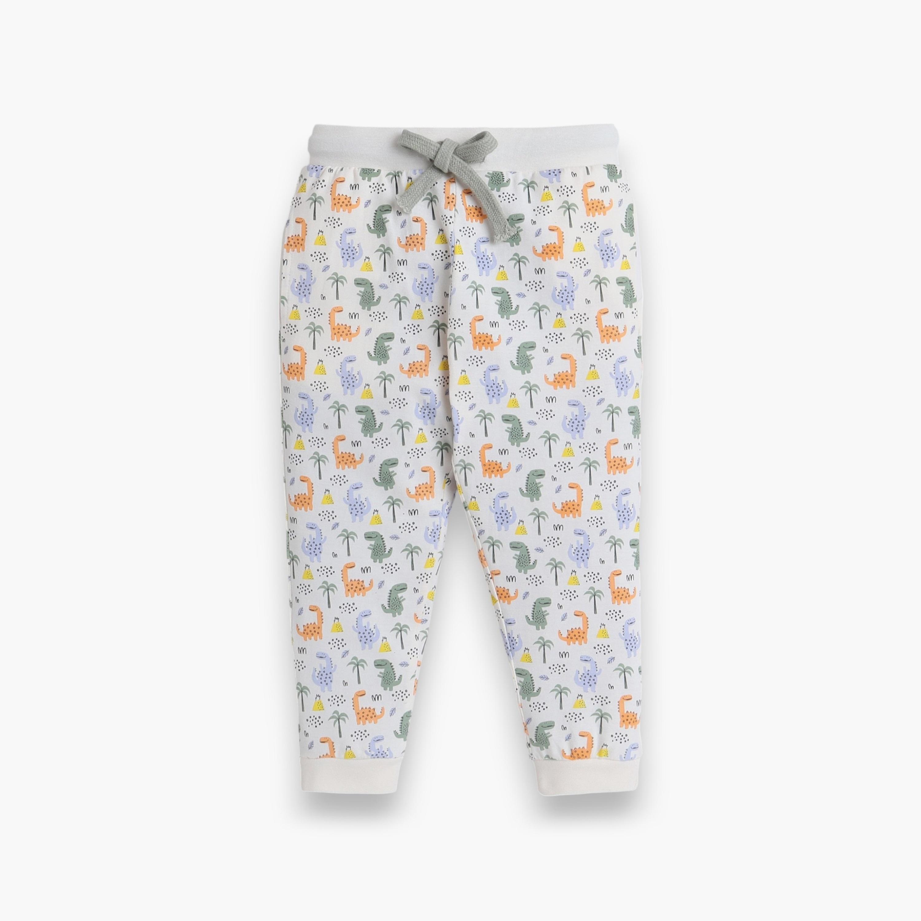 Victor and Jane 2-Piece Printed Short Sleeves T-Shirt with Joggers-boys-clothing-nightwear-image-4