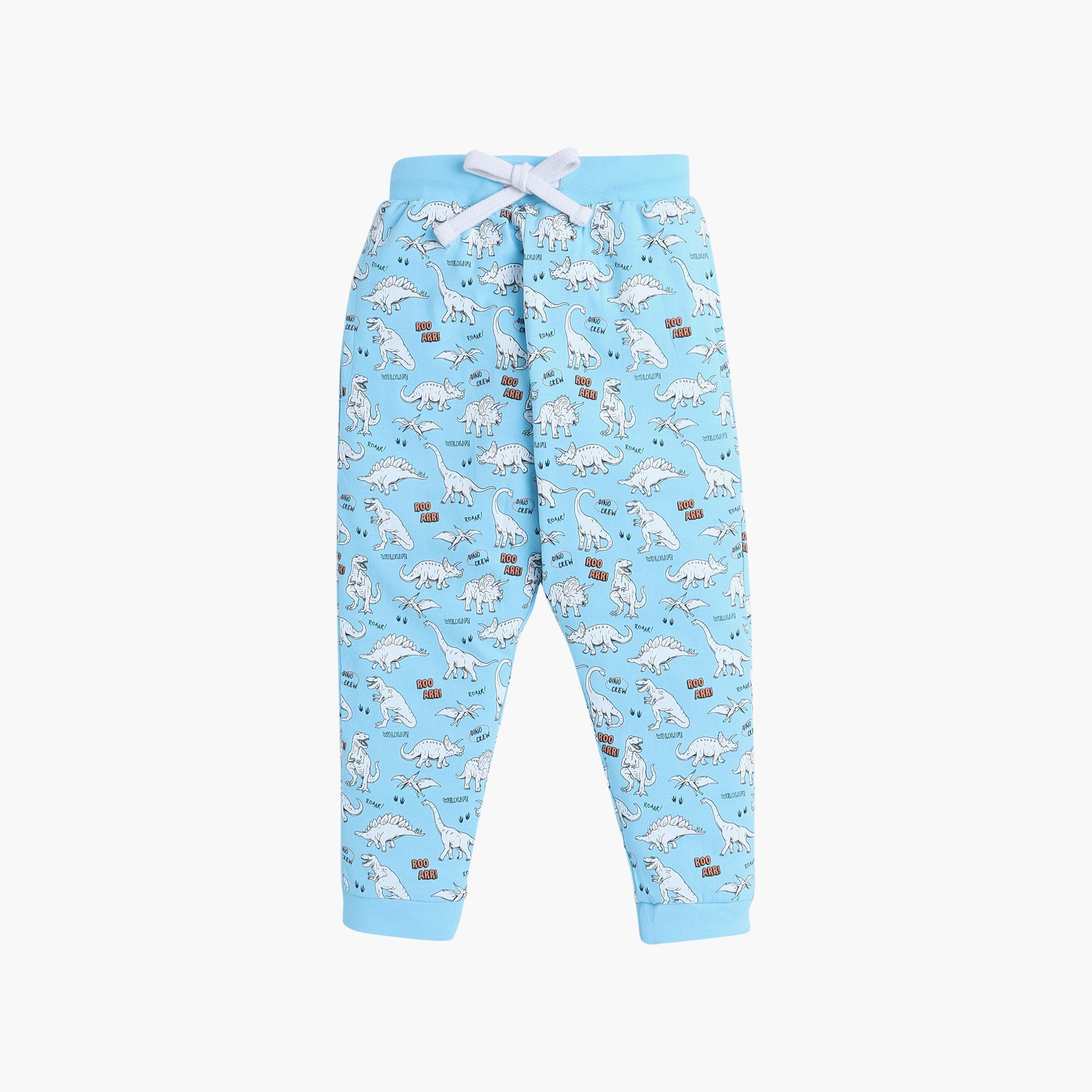 Victor and Jane 2-Piece Printed Short Sleeves T-Shirt with Joggers-boys-clothing-nightwear-image-3