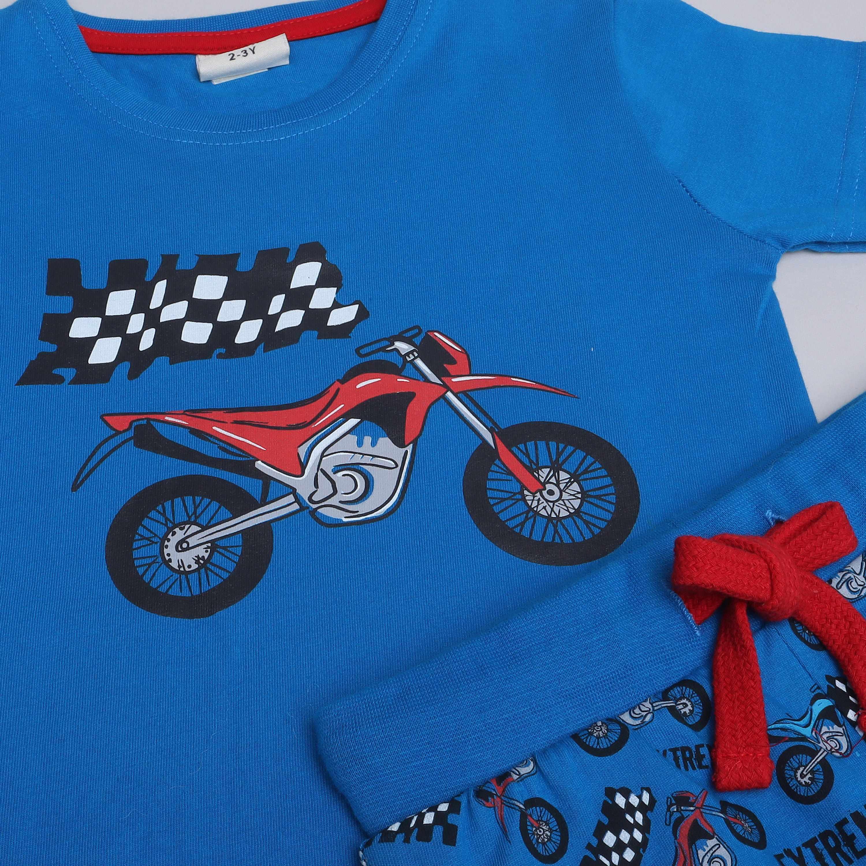 Victor and Jane 2-Piece Printed Short Sleeves T-Shirt with Joggers-boys-clothing-nightwear-image-2