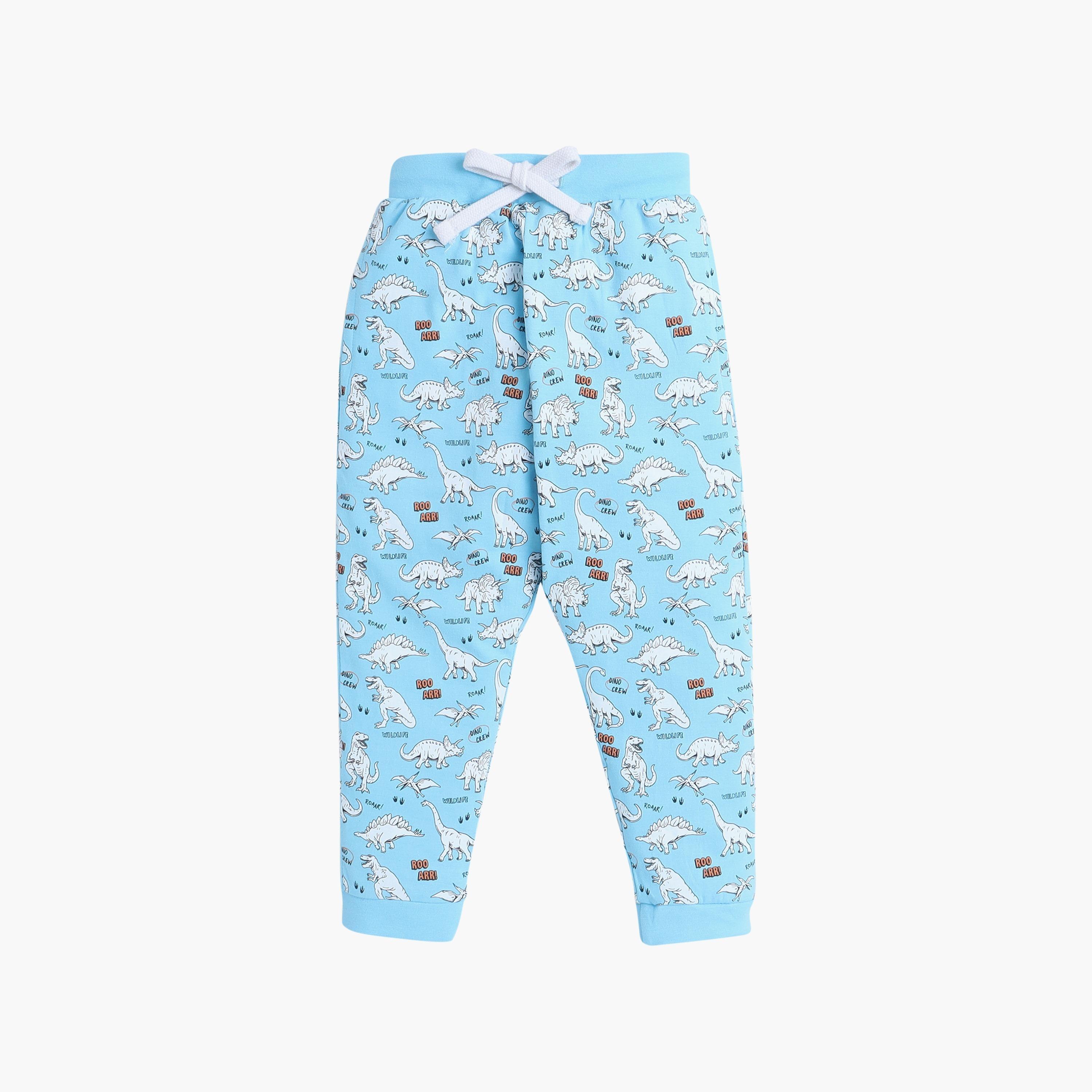 Victor and Jane 2-Piece Printed Short Sleeves T-Shirt with Joggers-boys-clothing-nightwear-image-3