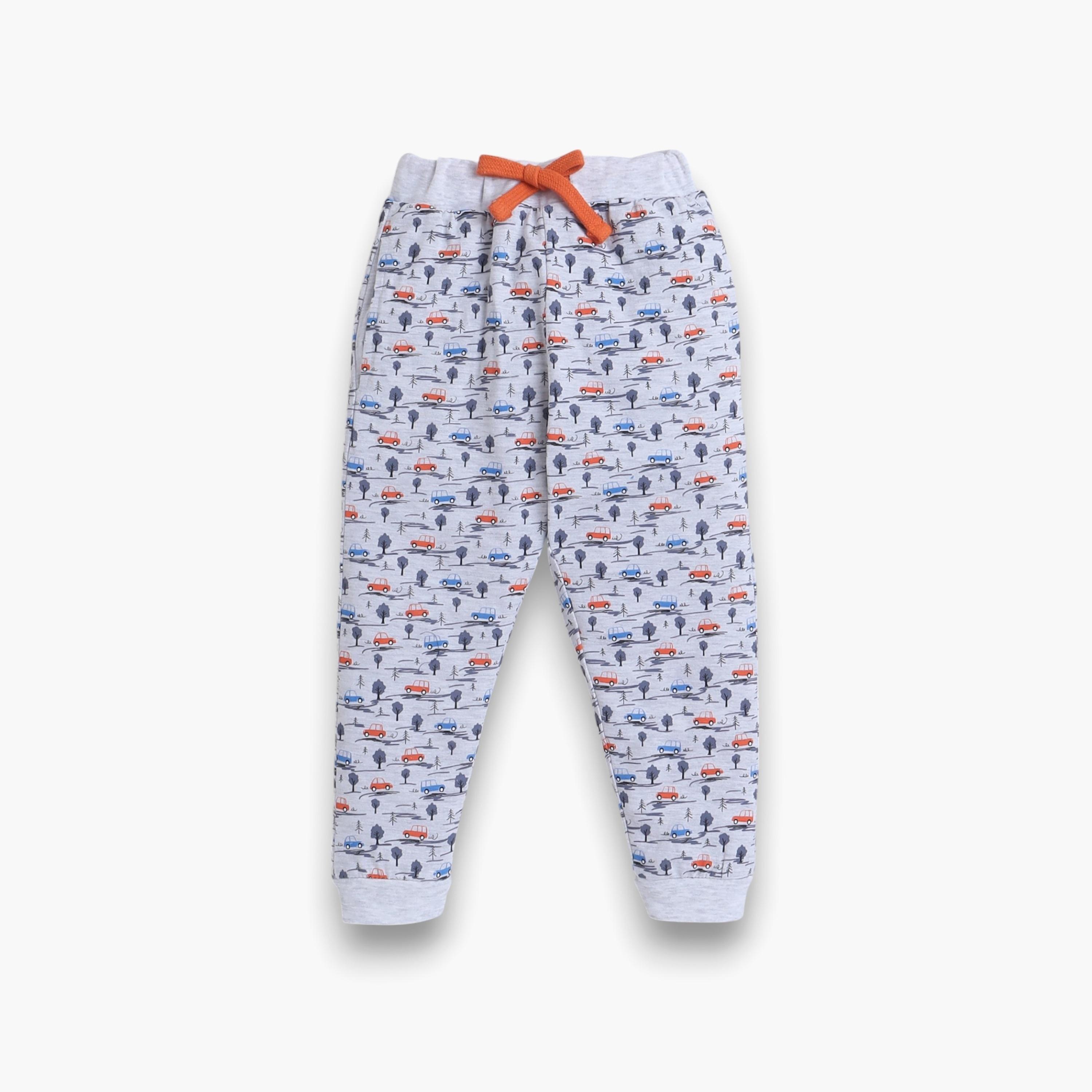 Victor and Jane 2-Piece Printed Short Sleeves T-Shirt with Joggers-boys-clothing-nightwear-image-3