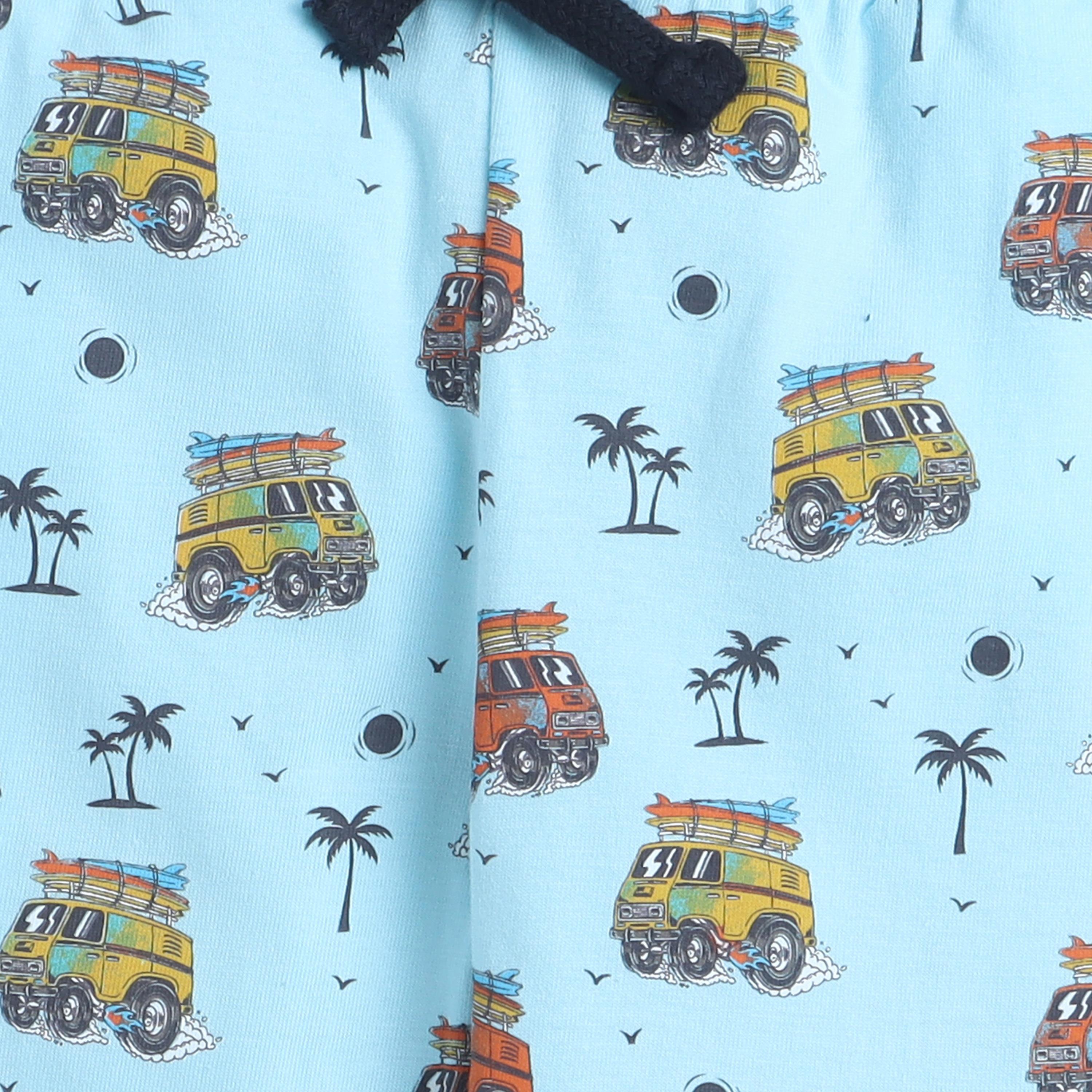 تي شيرت مطبوع بأكمام قصيرة مكون من قطعتين مع بنطال رياضي من فيكتور اند جين-boys-clothing-nightwear-image-6