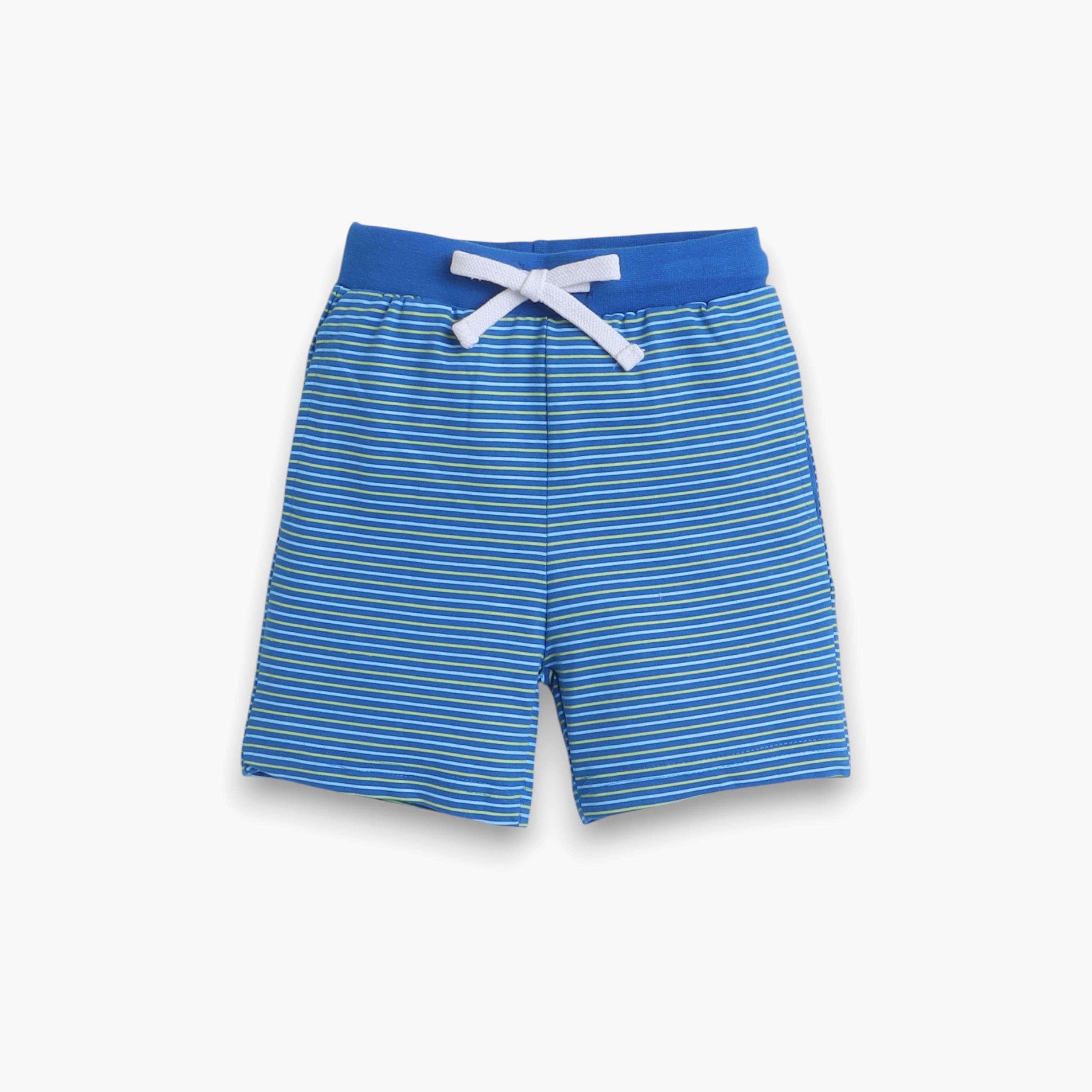 تي شيرت مطبوع بأكمام قصيرة مكون من قطعتين مع شورت من فيكتور اند جين-boys-clothing-nightwear-image-3