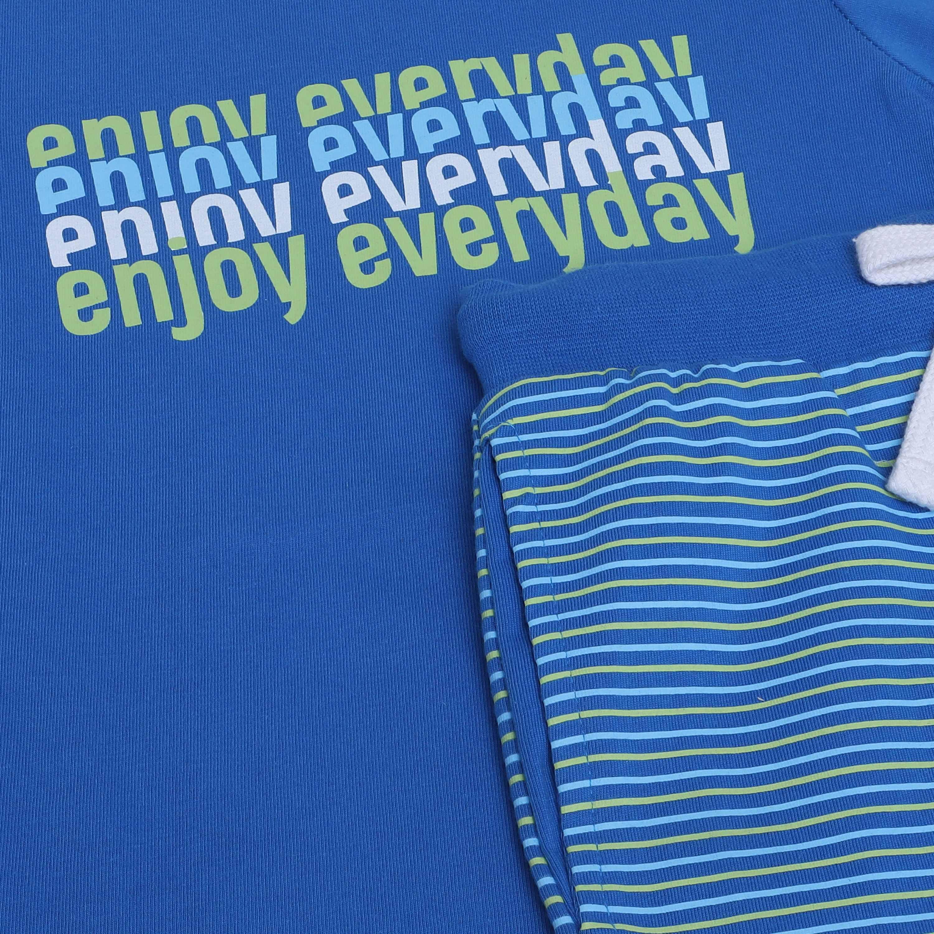 تي شيرت مطبوع بأكمام قصيرة مكون من قطعتين مع شورت من فيكتور اند جين-boys-clothing-nightwear-image-4