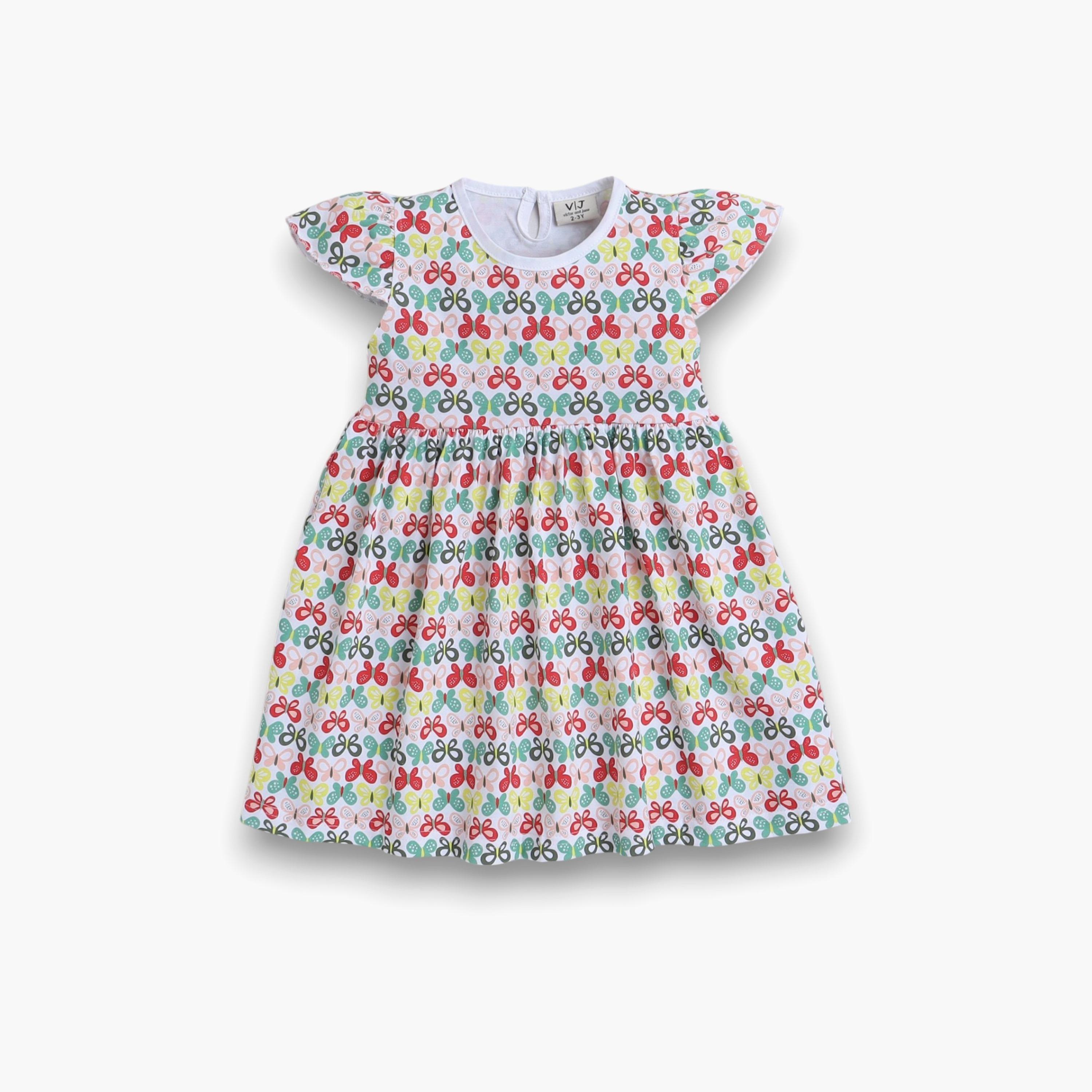 Victor and Jane 2-Piece Printed Cap Sleeves Dresses-girls-clothing-dressesandjumpsuits-image-4