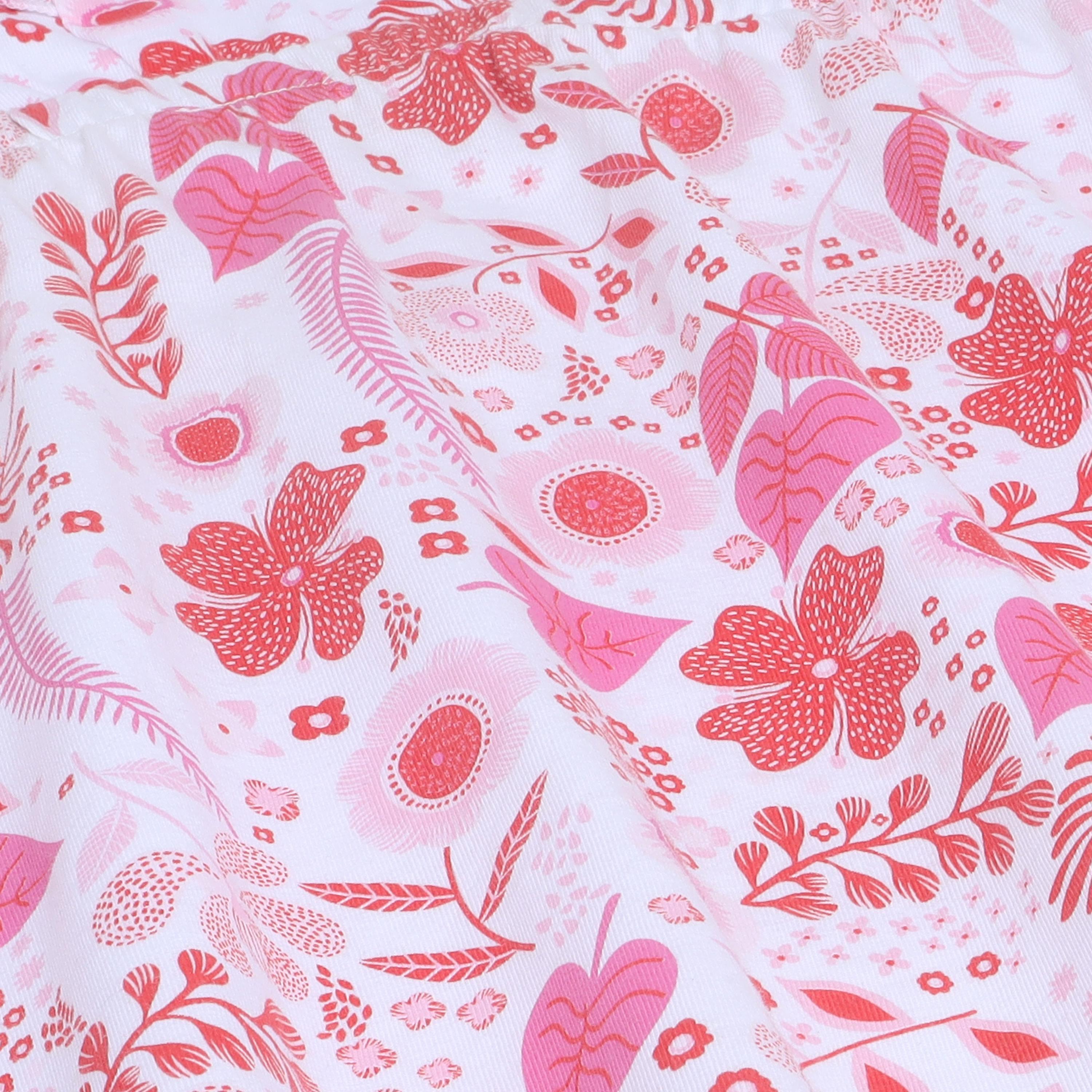 فستانان من قطعتين بطبعة زهور وأكمام قصيرة من فيكتور اند جين-girls-clothing-multipacks-image-6