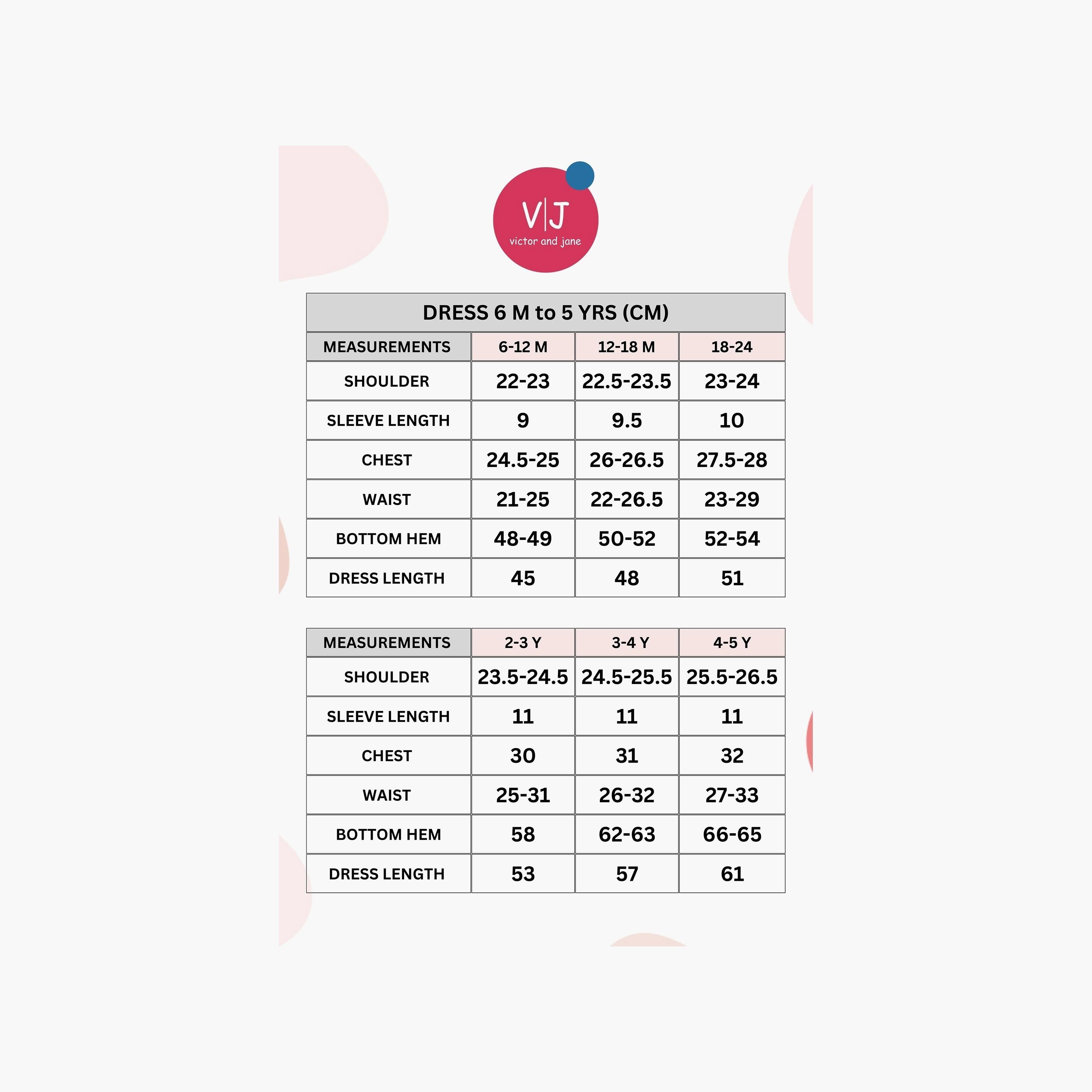 فستانان من قطعتين بطبعة زهور وأكمام قصيرة من فيكتور اند جين-girls-clothing-multipacks-image-1