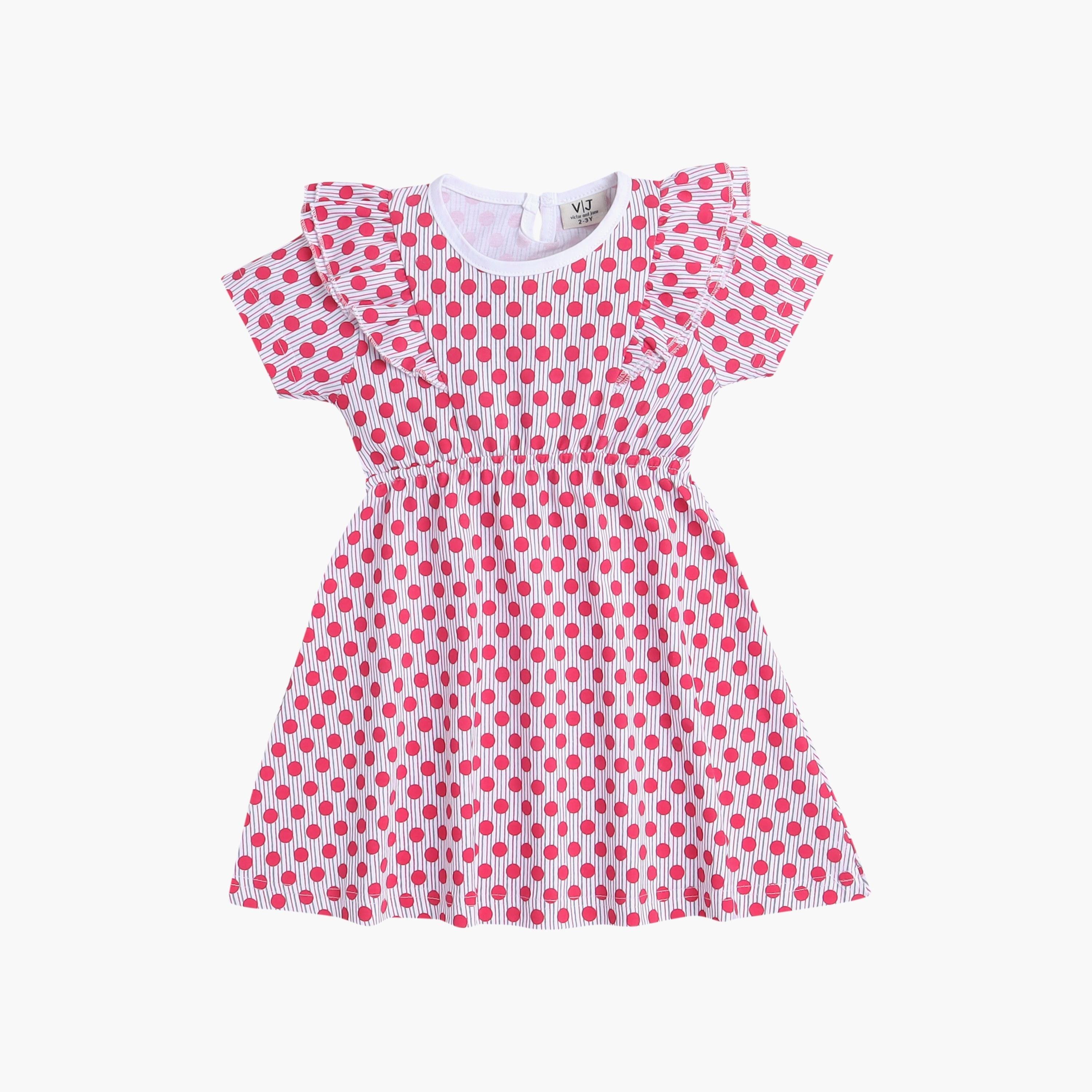 Victor and Jane 2-Piece Floral Printed Short Sleeves Dresses-girls-clothing-multipacks-image-2