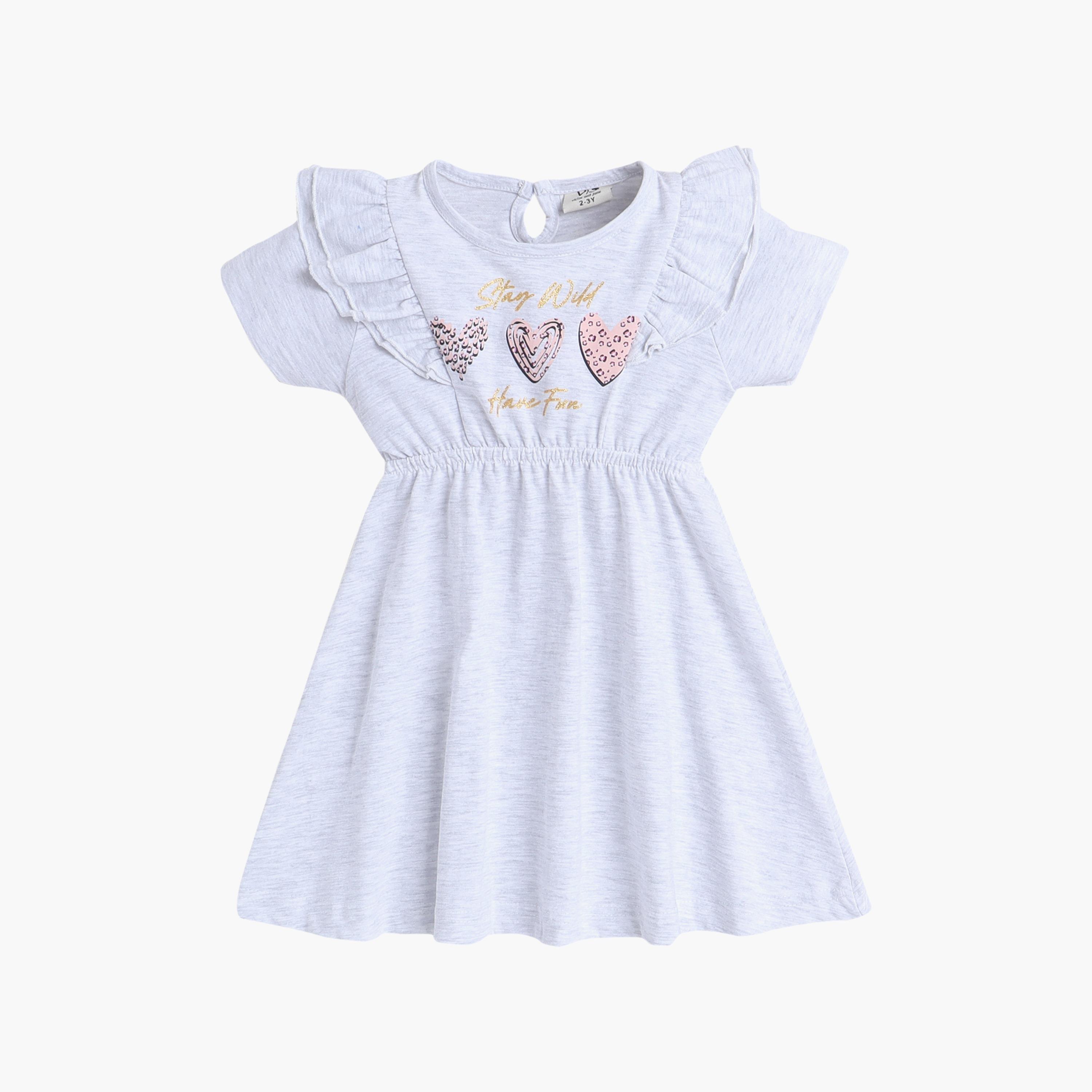 Victor and Jane 2-Piece Floral Printed Short Sleeves Dresses-girls-clothing-multipacks-image-4