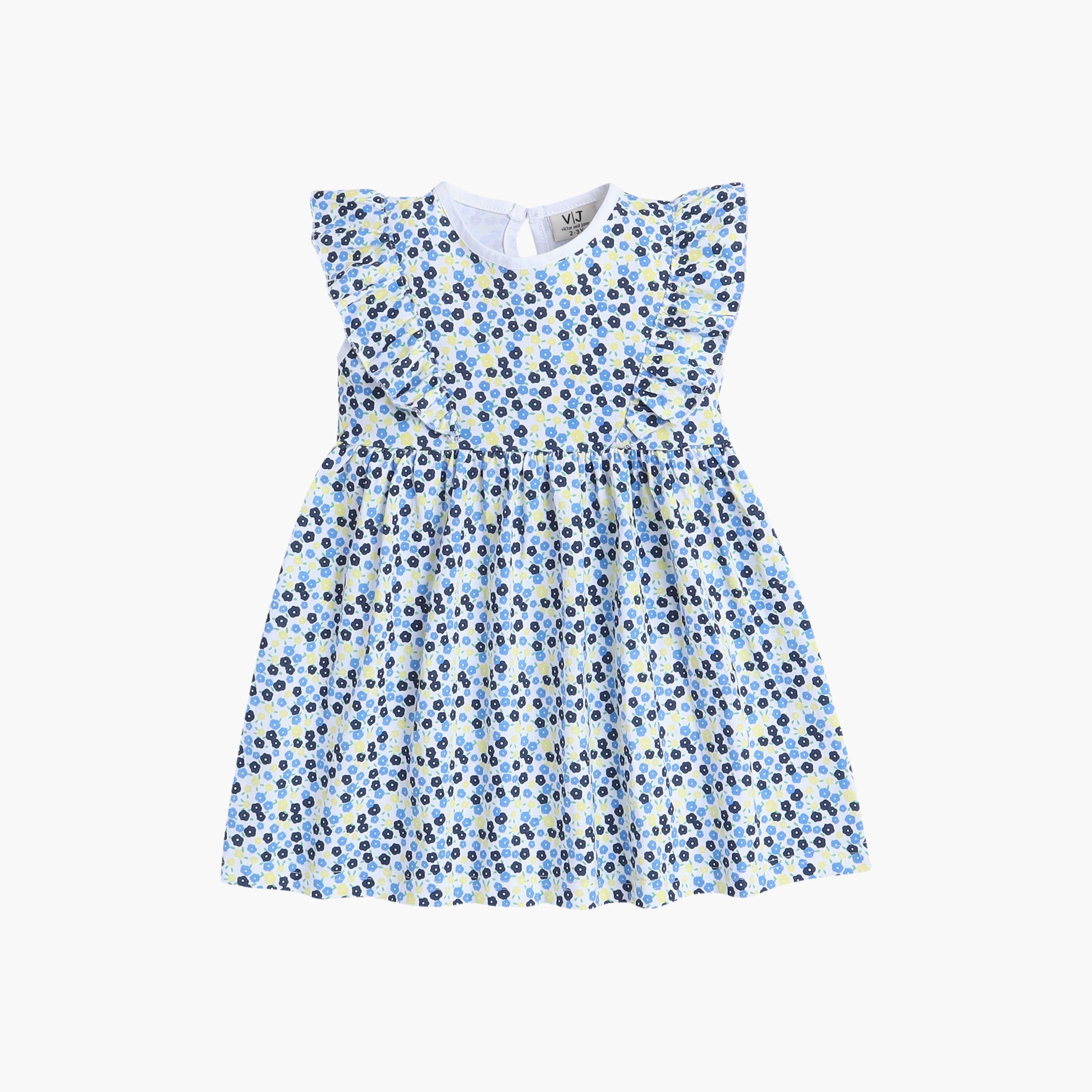 Victor and Jane 2-Piece Floral Printed Cap Sleeves Dresses-girls-clothing-dressesandjumpsuits-image-3