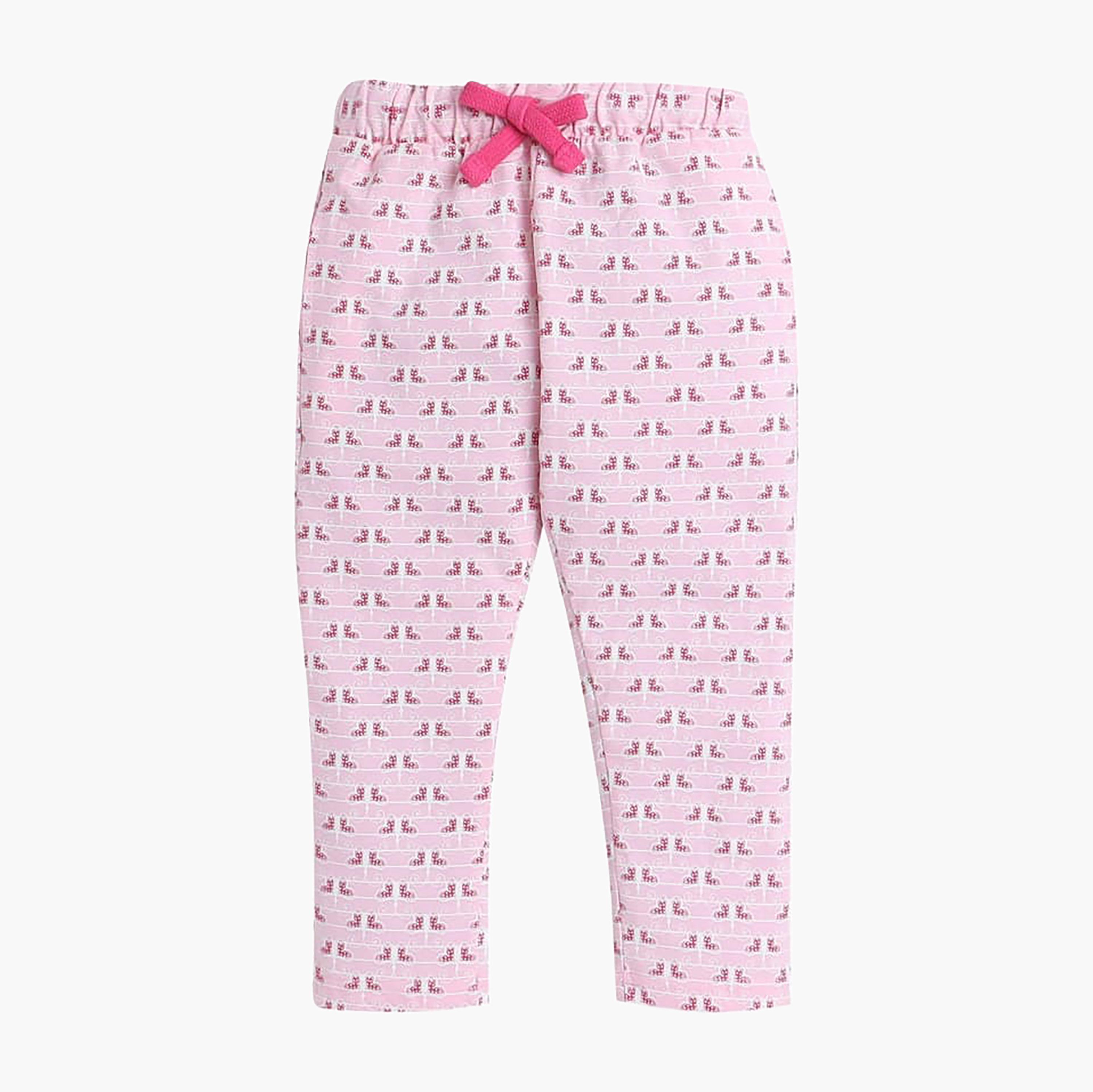 Victor and Jane 2-Piece Printed Short Sleeves T-Shirt with Joggers-baby-girls-clothing-nightwear-pyjamasets-image-3