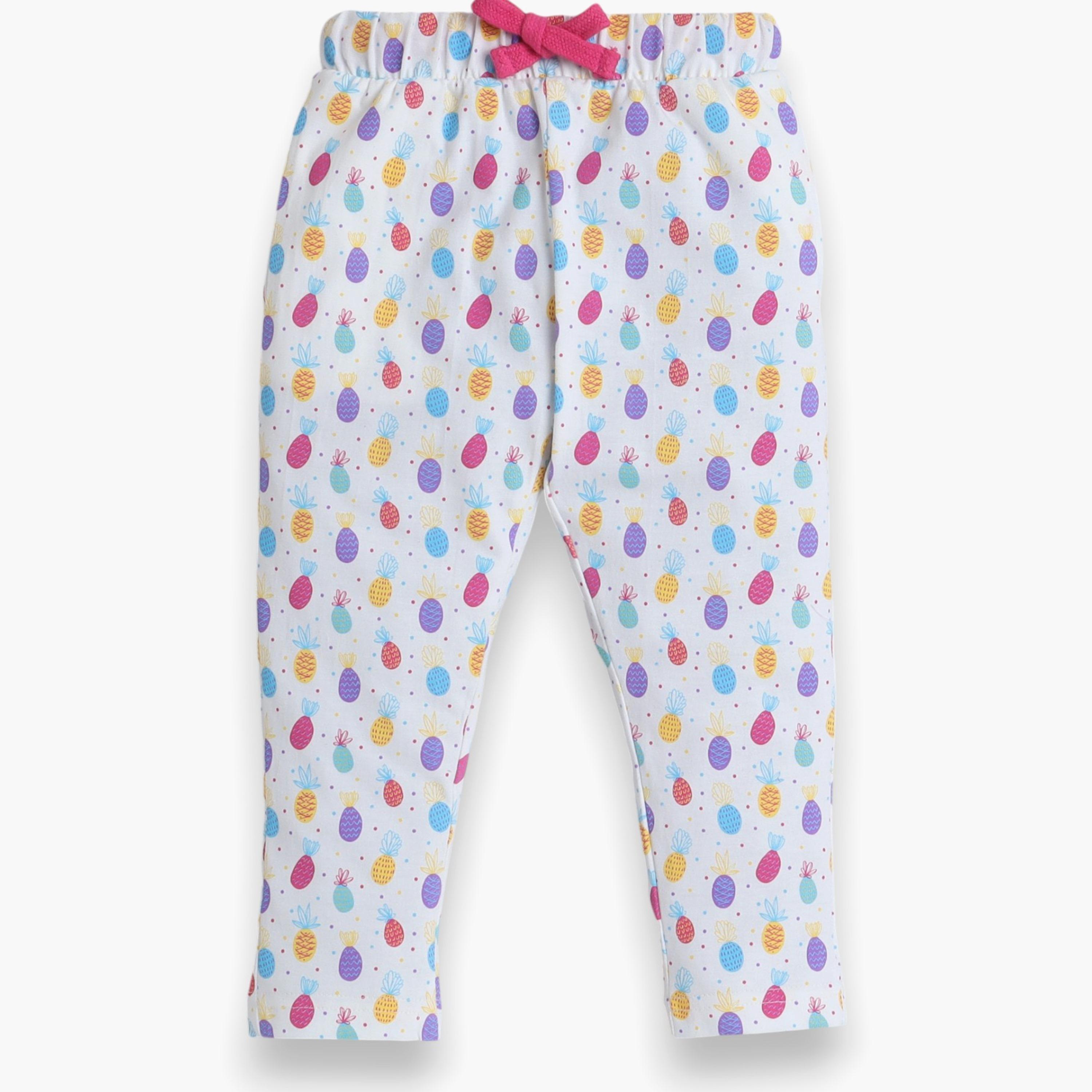 Victor and Jane 2-Piece Printed Short Sleeves T-Shirt with Joggers-baby-girls-clothing-nightwear-pyjamasets-image-4