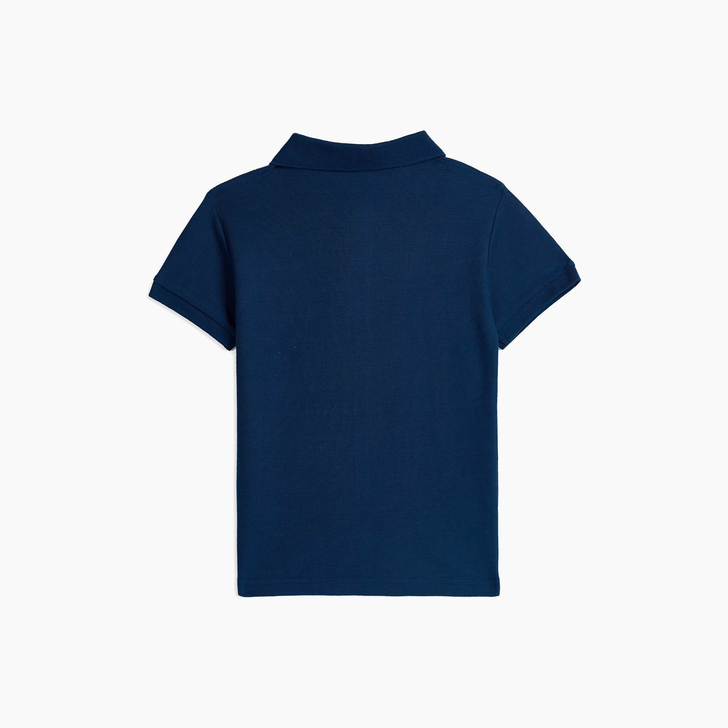 تي شيرت بولو سادة بأكمام قصيرة من فيكتور اند جين-boys-clothing-tshirtsandpolos-image-3