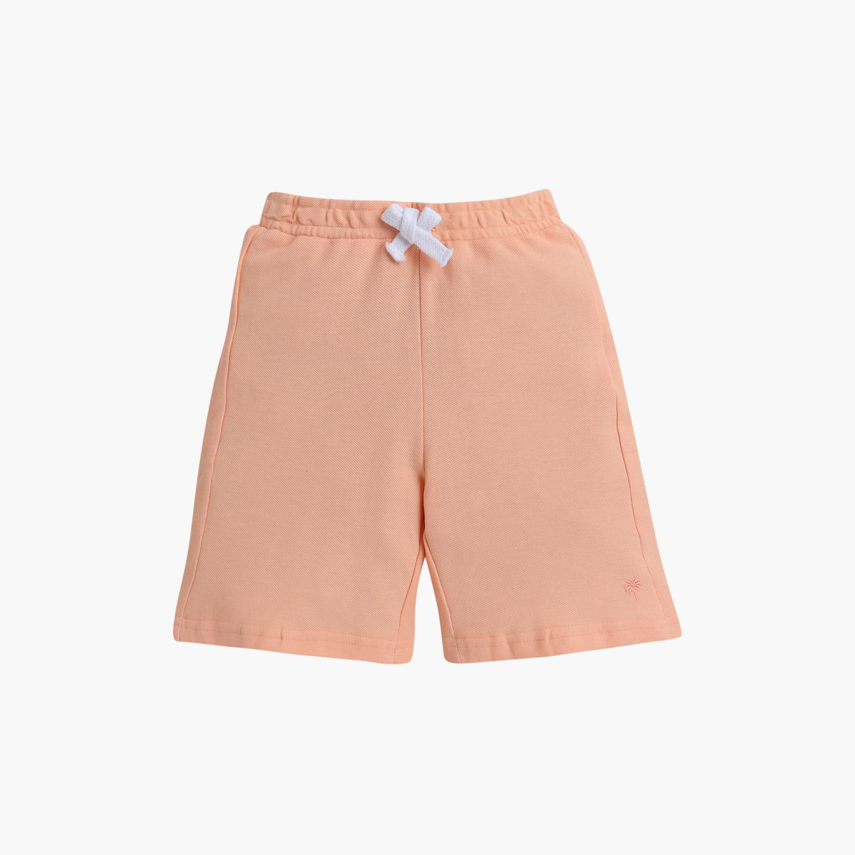 Victor and Jane 2-Piece Solid Elasticated Shorts-boys-clothing-multipacks-image-2
