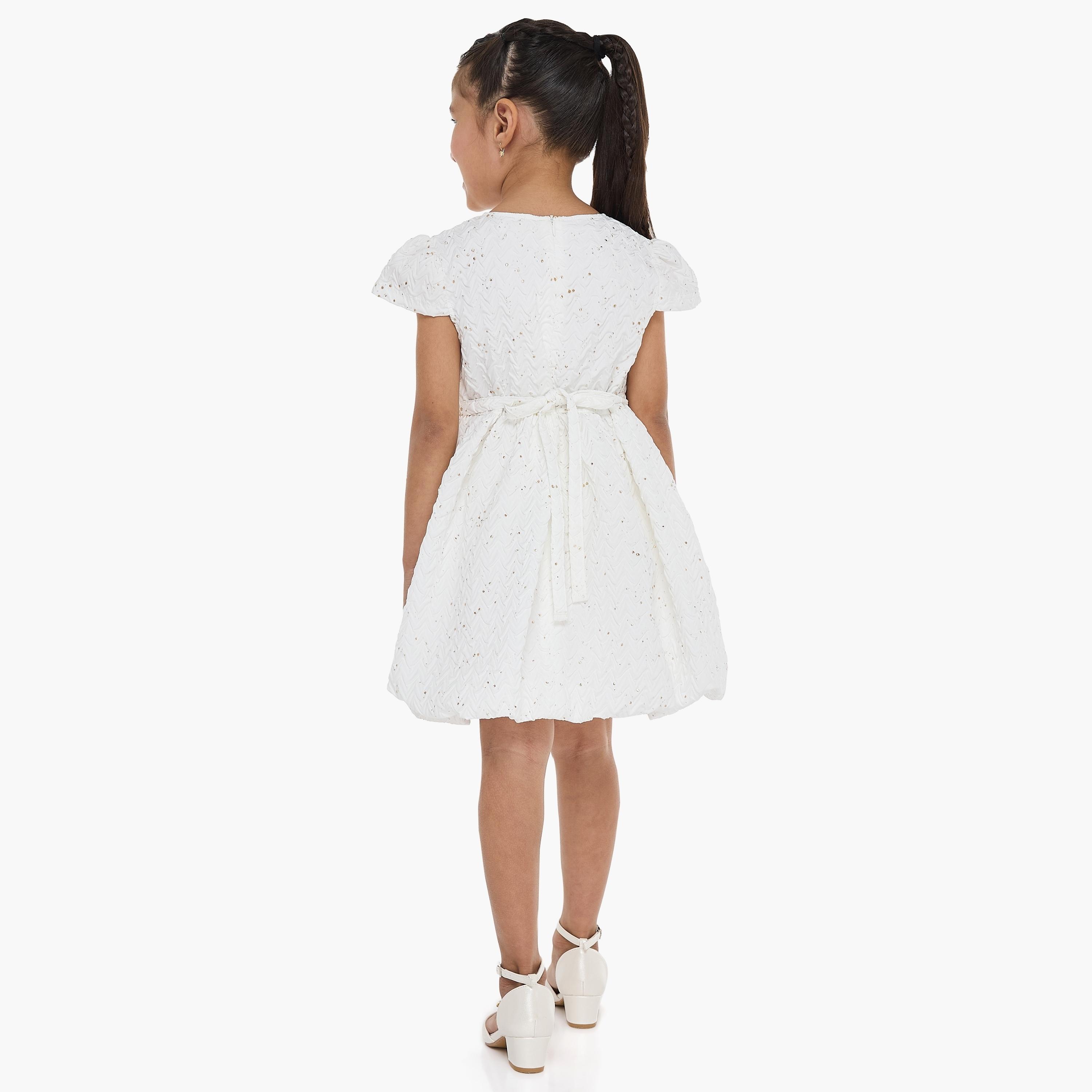 Victor and Jane Embellished Cap Sleeves Dress-girls-clothing-dressesandjumpsuits-image-4
