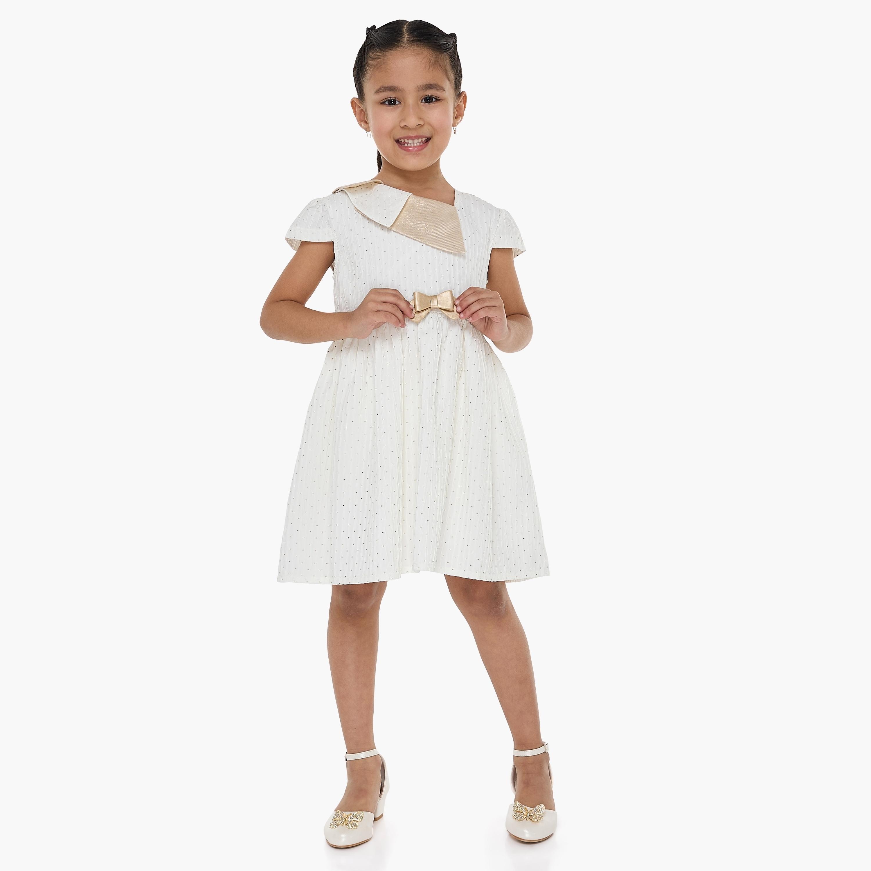 Victor and Jane Printed Cap Sleeves Dress-girls-clothing-dressesandjumpsuits-image-1