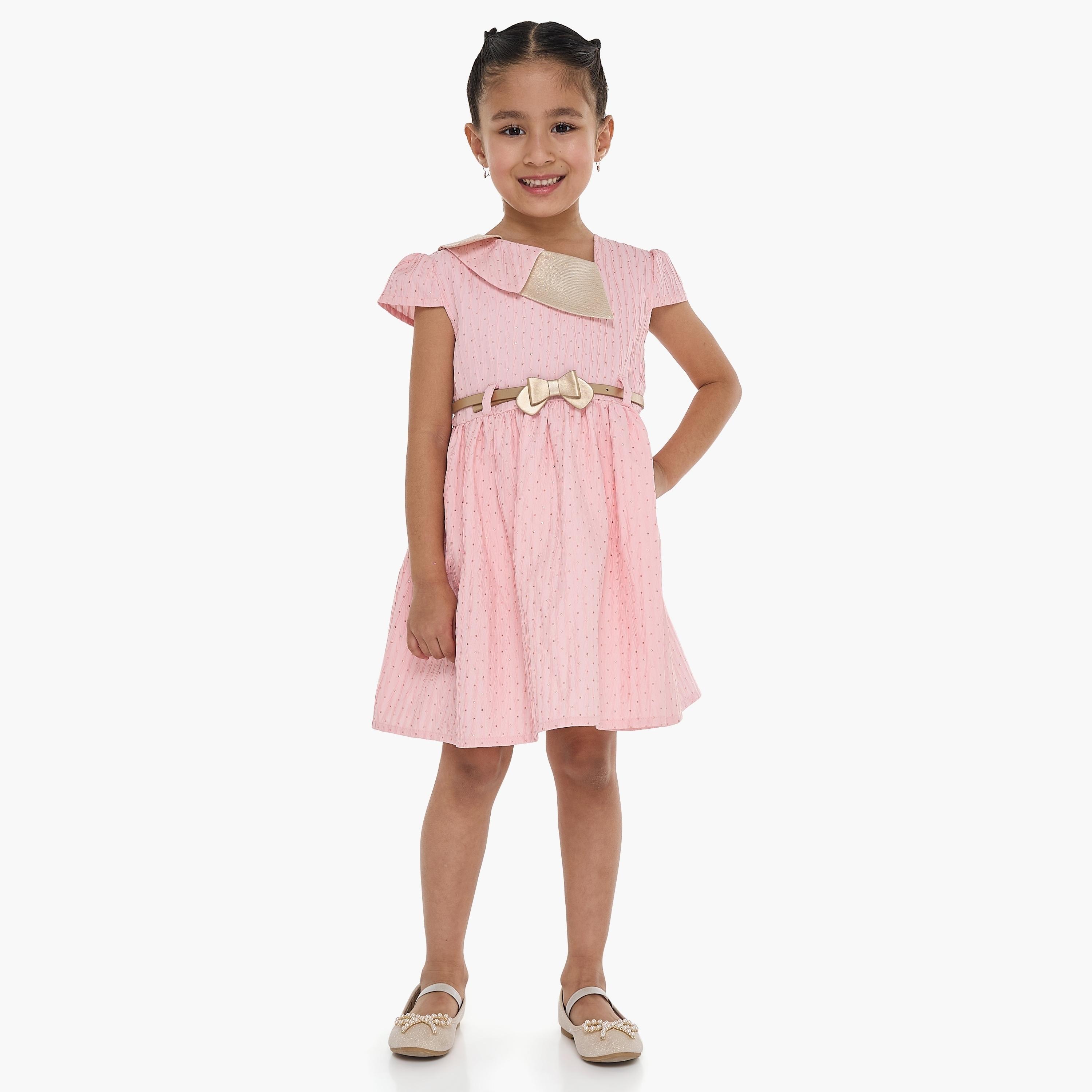 Victor and Jane Printed Cap Sleeves Dress-girls-clothing-dressesandjumpsuits-image-2