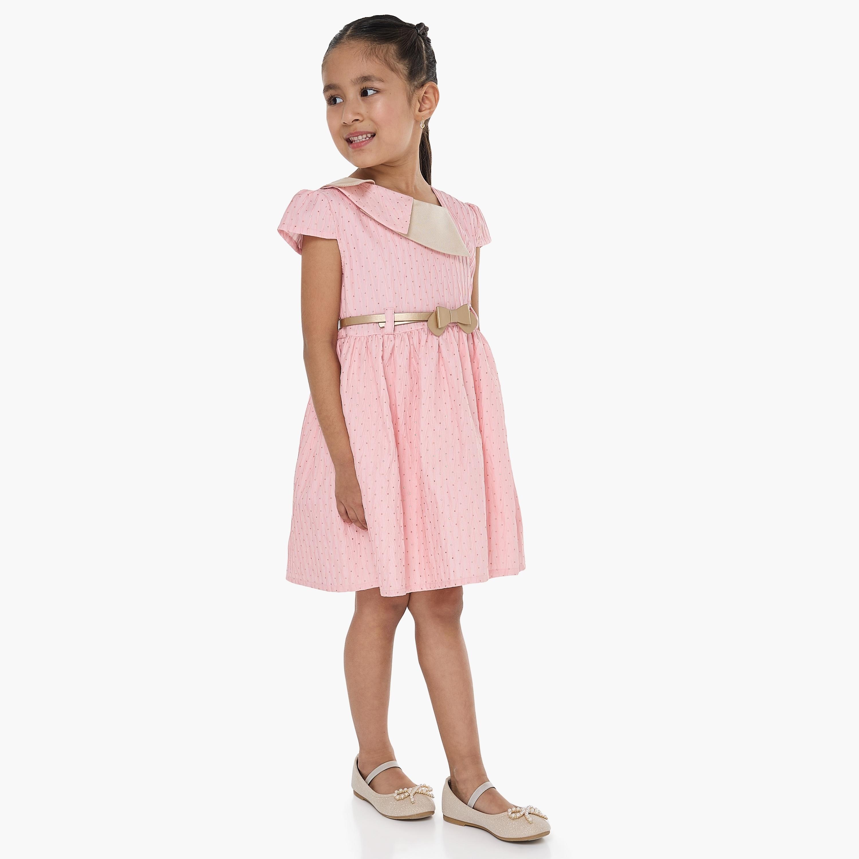 Victor and Jane Printed Cap Sleeves Dress-girls-clothing-dressesandjumpsuits-image-3