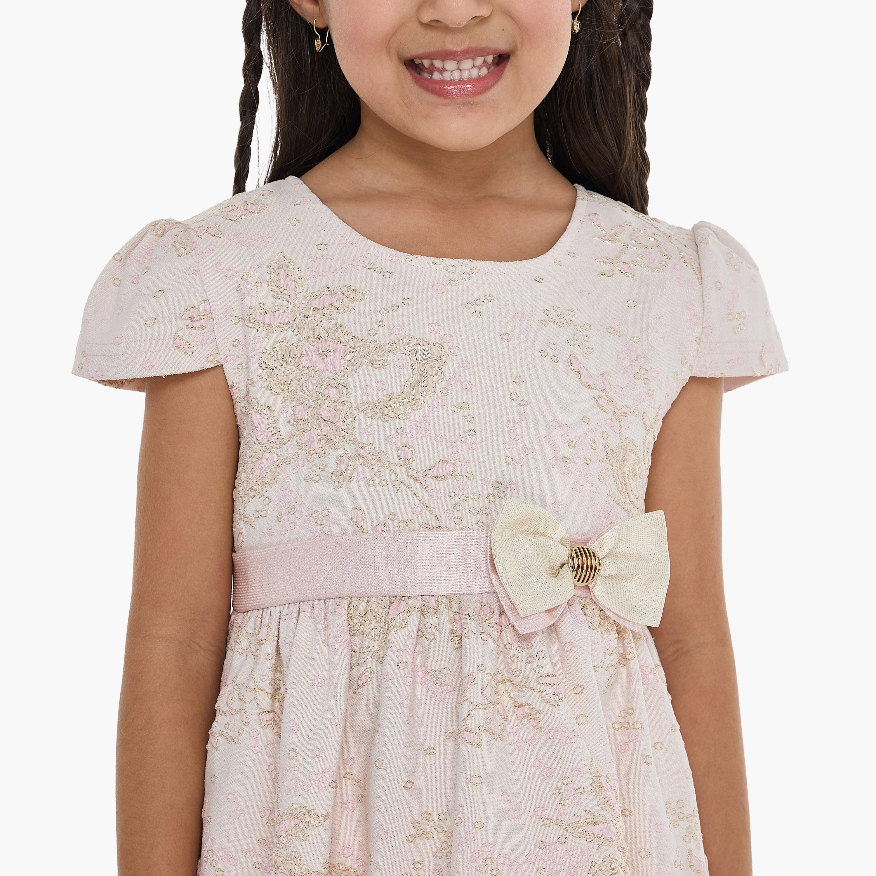 Victor and Jane Embroidered Cap Sleeves Dress-girls-clothing-dressesandjumpsuits-image-5