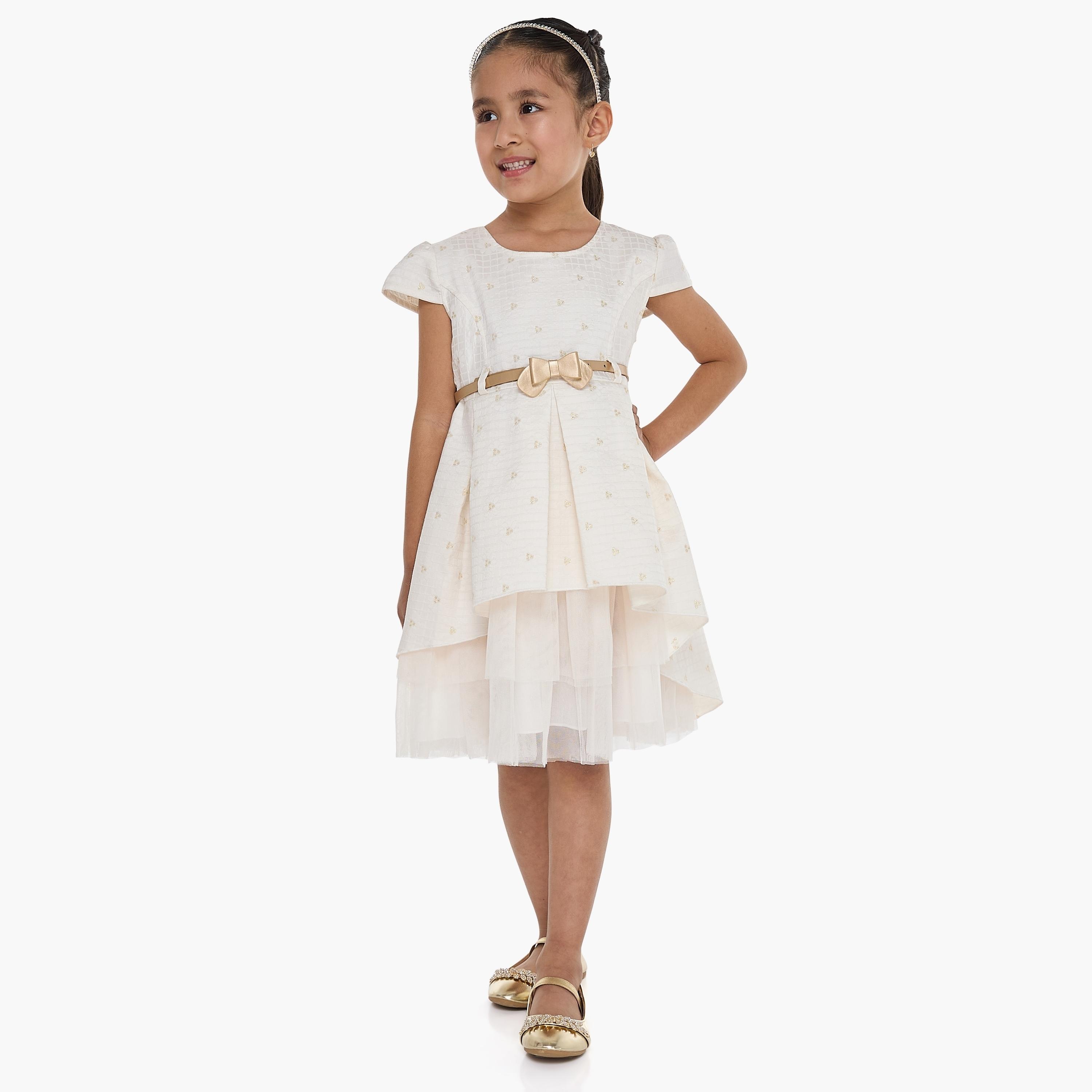 Victor and Jane Printed Cap Sleeves Dress-girls-clothing-dressesandjumpsuits-image-1
