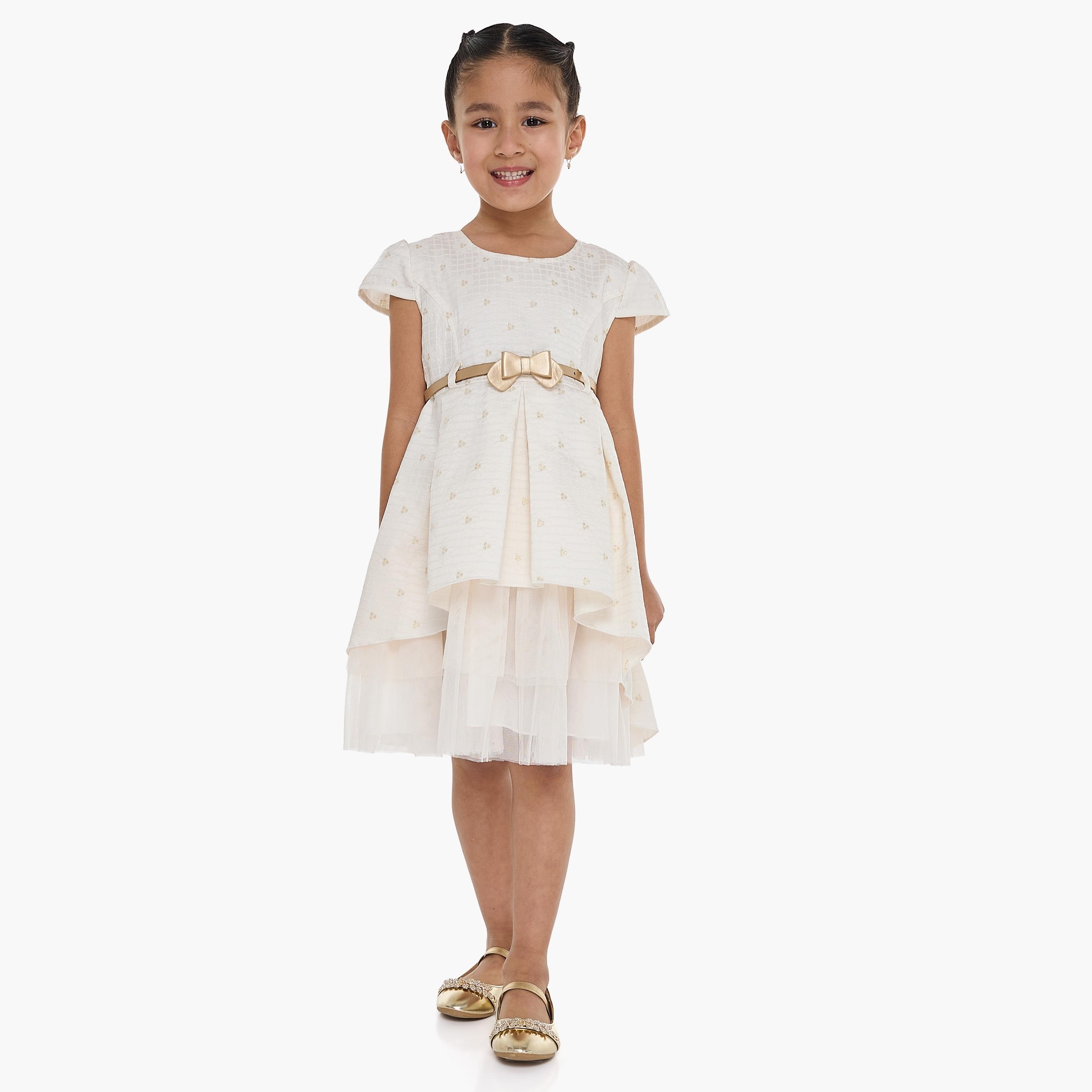 Victor and Jane Printed Cap Sleeves Dress-girls-clothing-dressesandjumpsuits-image-2