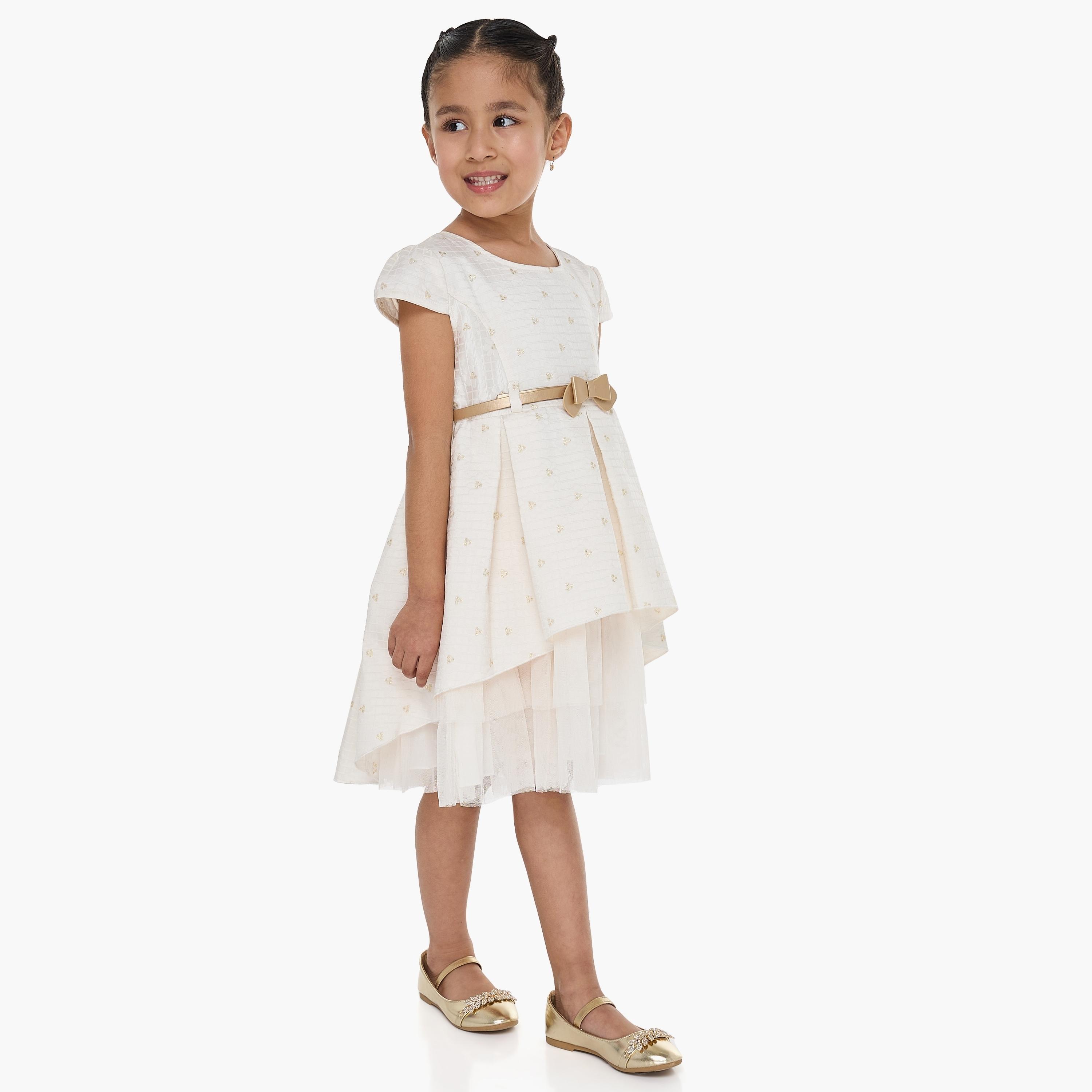 Victor and Jane Printed Cap Sleeves Dress-girls-clothing-dressesandjumpsuits-image-3