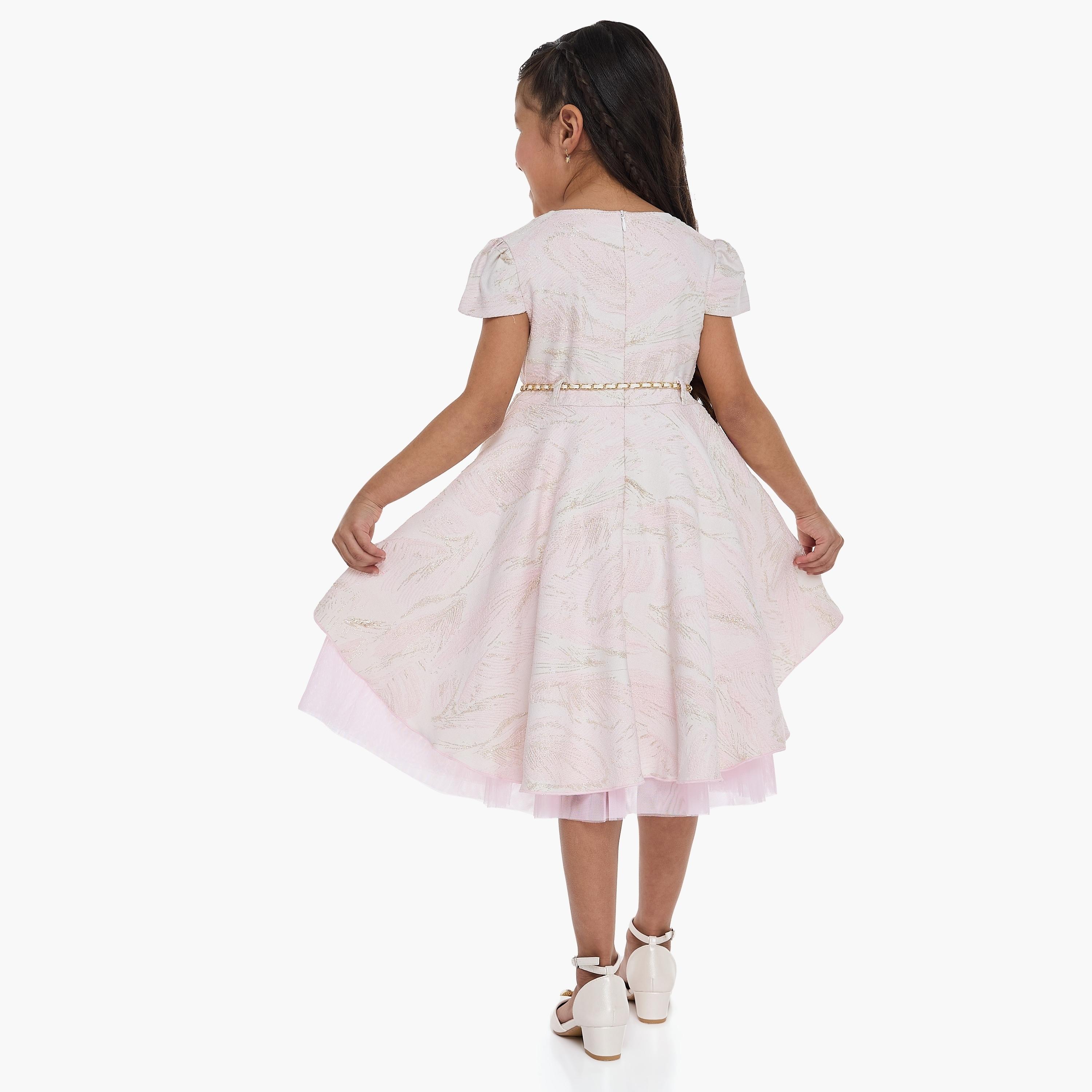 Victor and Jane Printed Cap Sleeves Dress-girls-clothing-dressesandjumpsuits-image-4