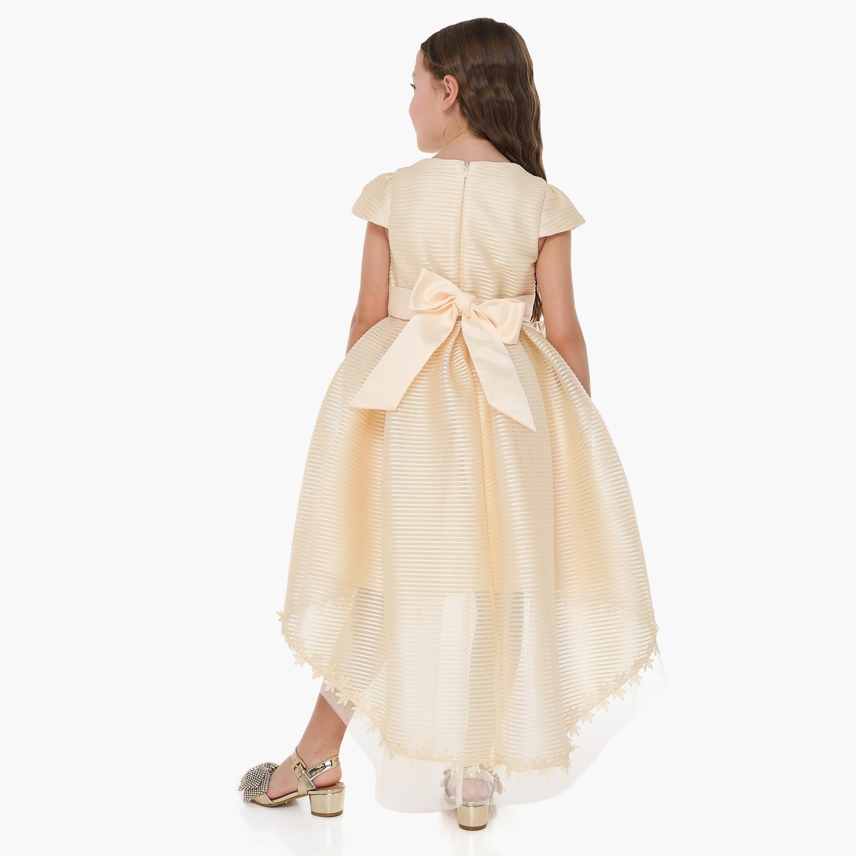 Victor and Jane Embroidered Cap Sleeves Dress-girls-clothing-dressesandjumpsuits-image-4