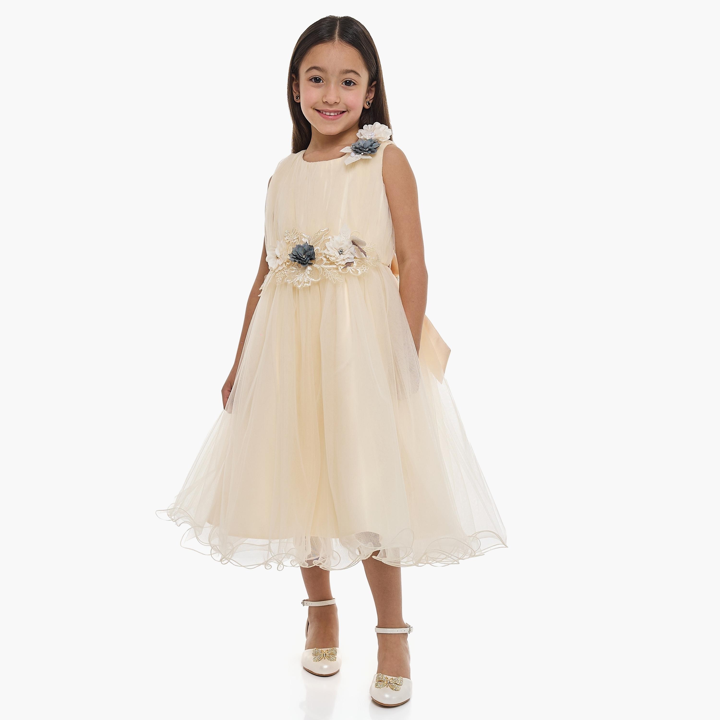 Victor and Jane Embroidered Sleeveless Dress-girls-clothing-dressesandjumpsuits-image-3