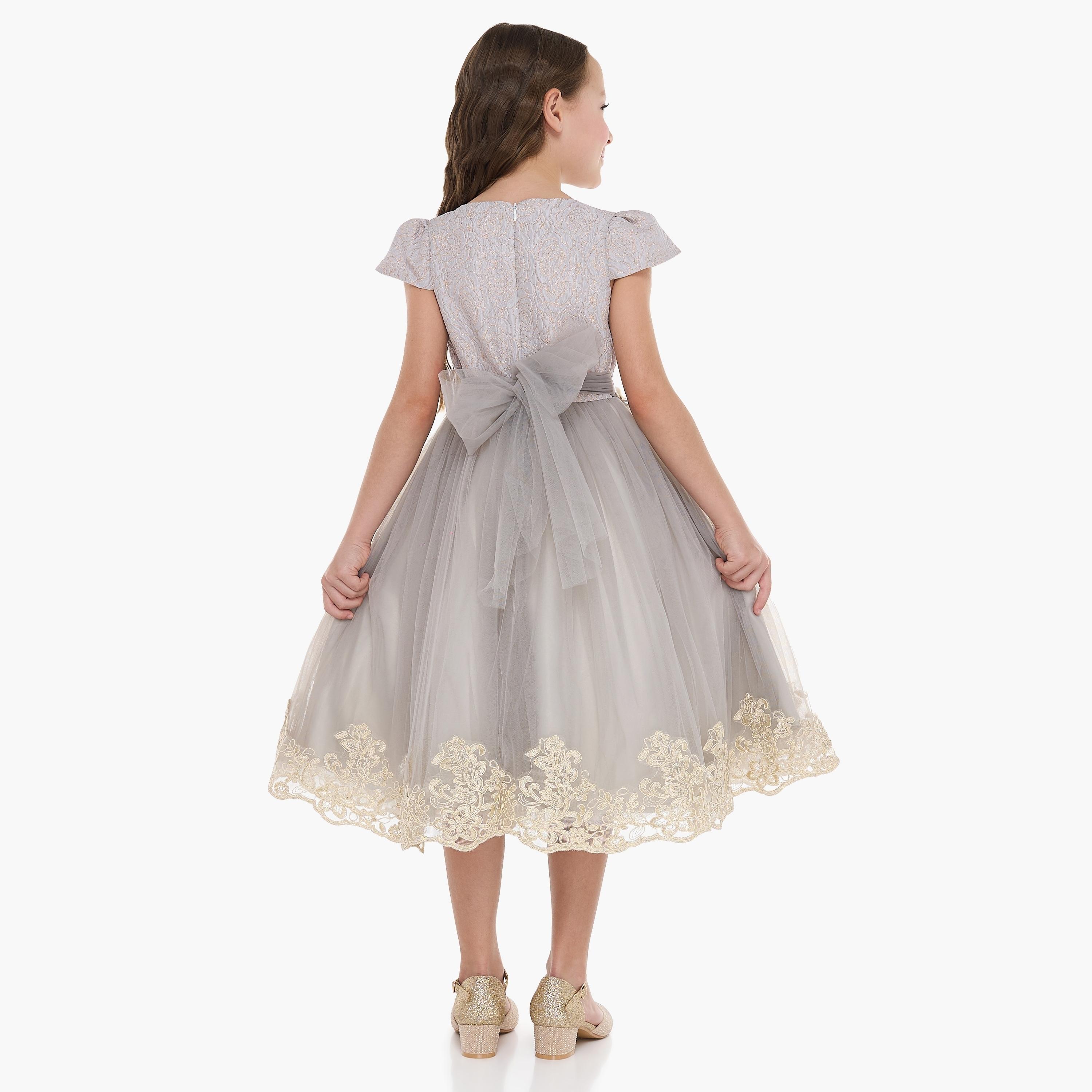 Victor and Jane Embroidered Cap Sleeves Dress-girls-clothing-dressesandjumpsuits-image-4