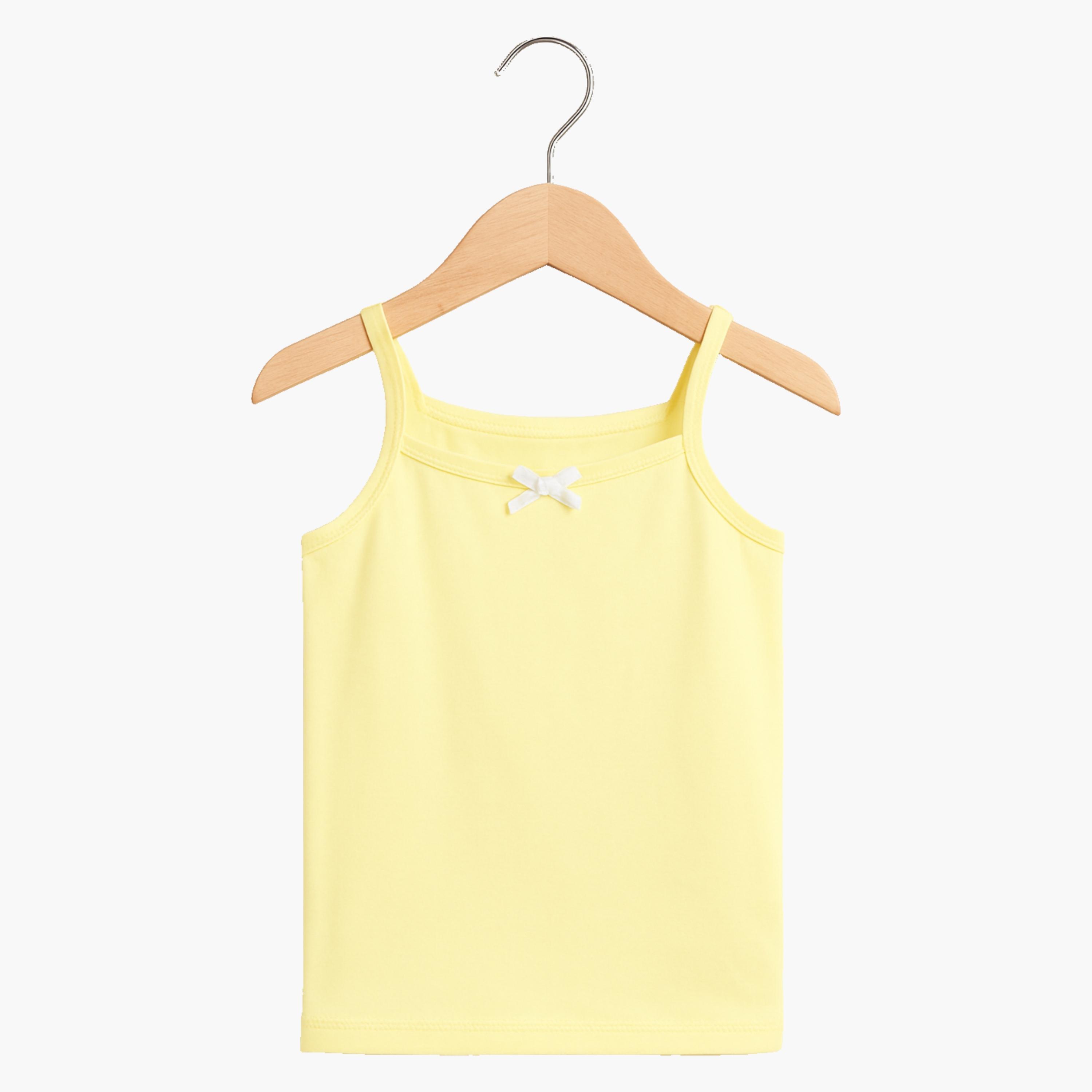 Victor and Jane 3-Piece Cotton Spaghetti Strap Camisoles-girls-clothing-innerwear-vests-image-4