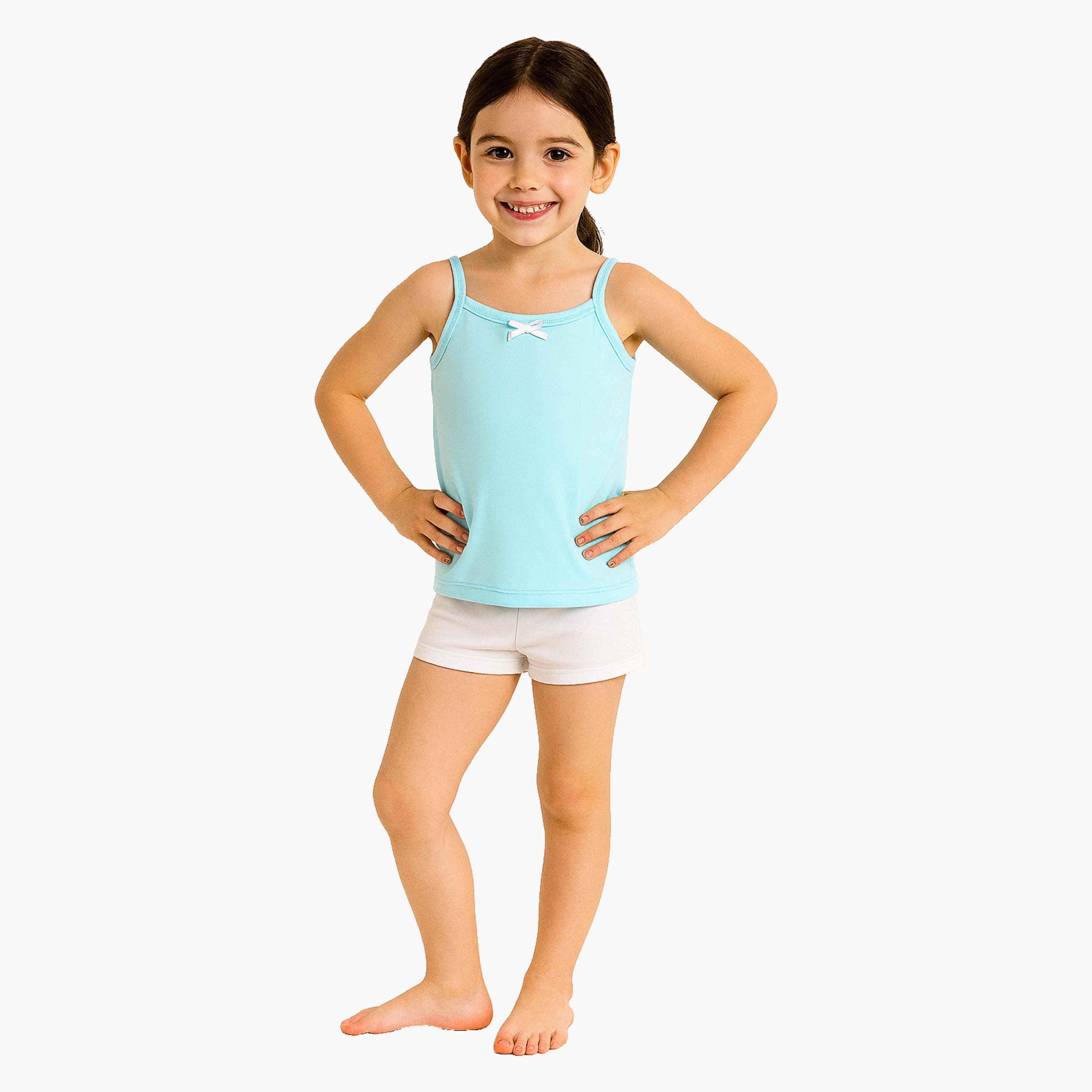 Victor and Jane 3-Piece Cotton Spaghetti Strap Camisoles-girls-clothing-innerwear-vests-image-7