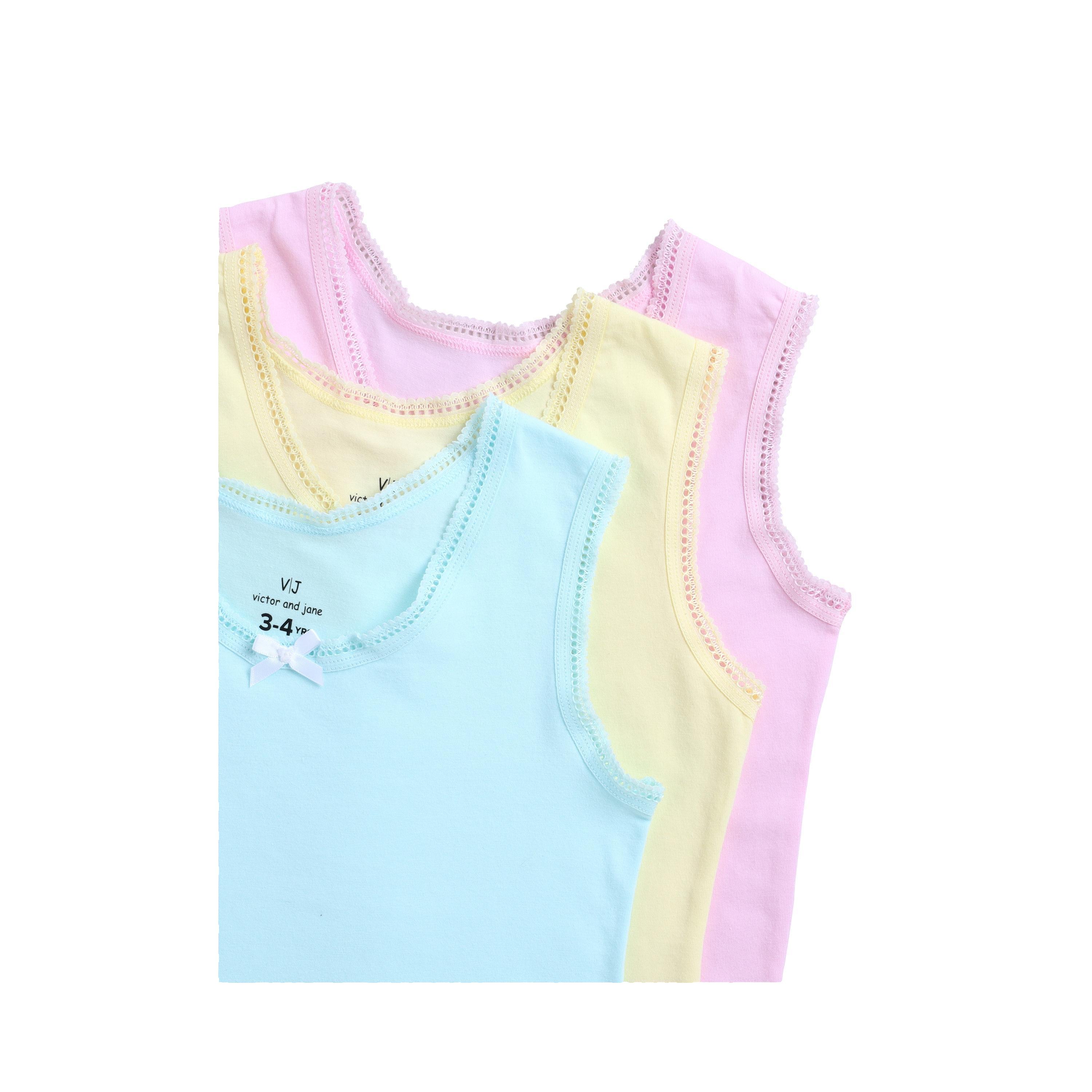 Victor and Jane 3-Piece Soft Cotton Vests-girls-clothing-innerwear-vests-image-8