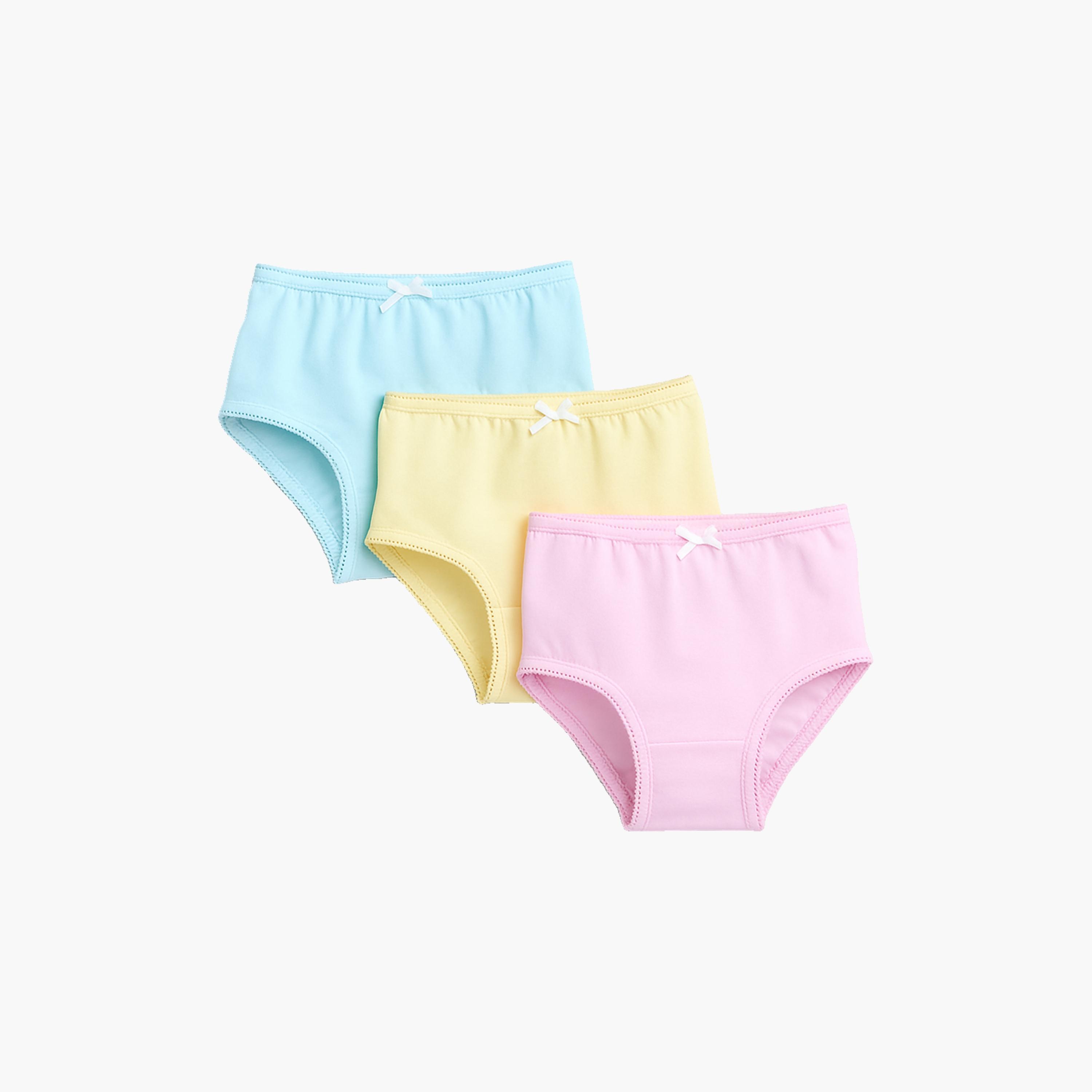 Victor and Jane 3-Piece Soft Cotton Briefs-girls-clothing-innerwear-panties-image-1