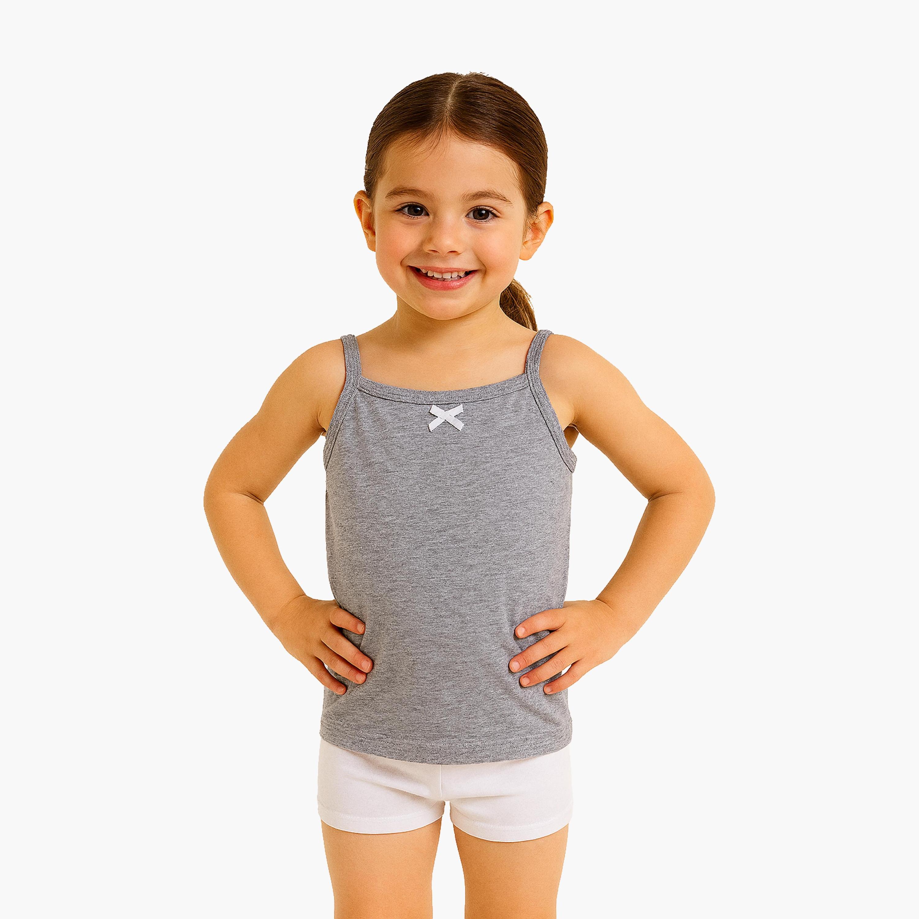 Victor and Jane 3-Piece Cotton Comfort Fit Camisoles-girls-clothing-innerwear-vests-image-6