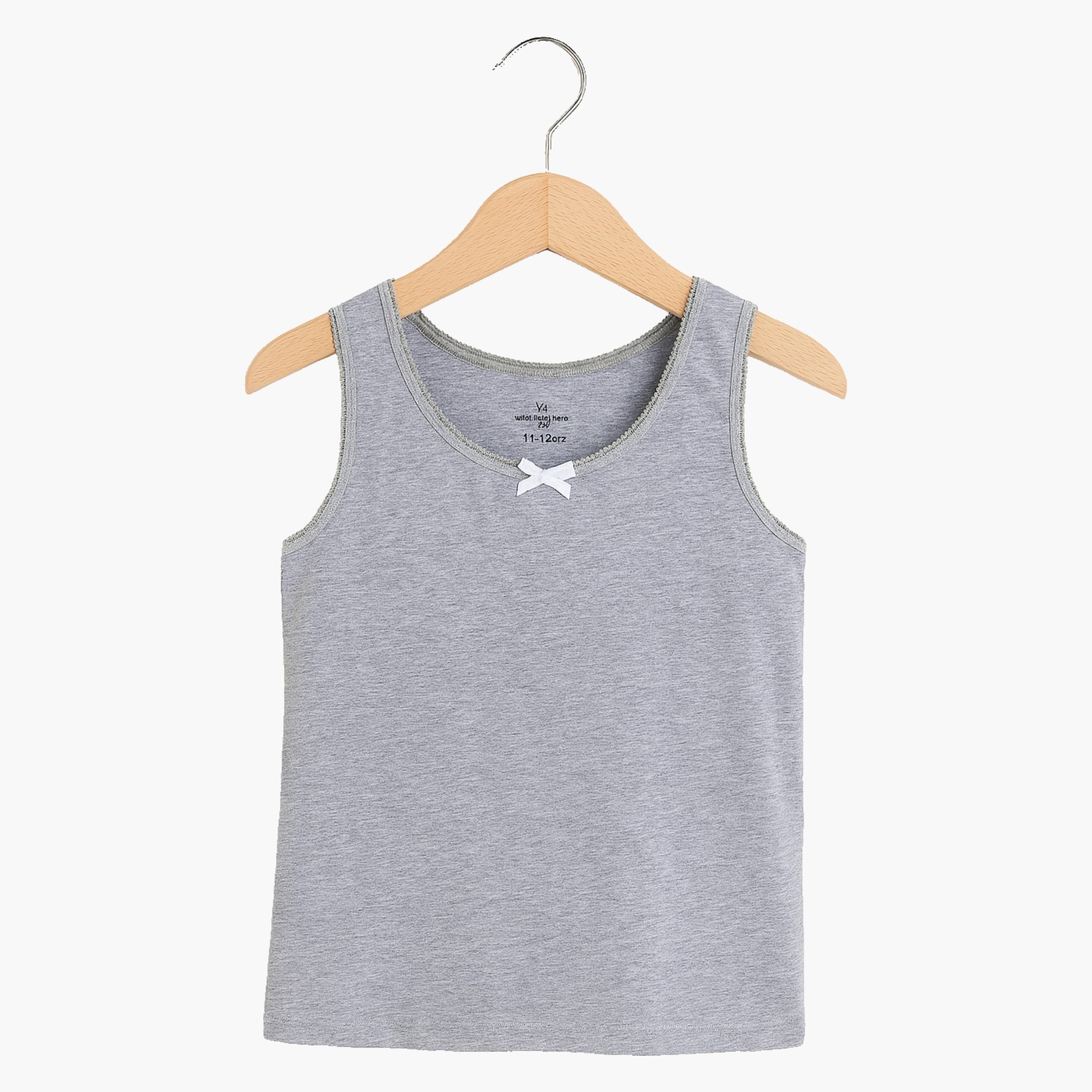 Victor and Jane 3-Piece Cotton Neutral Basics Vests-girls-clothing-innerwear-vests-image-2