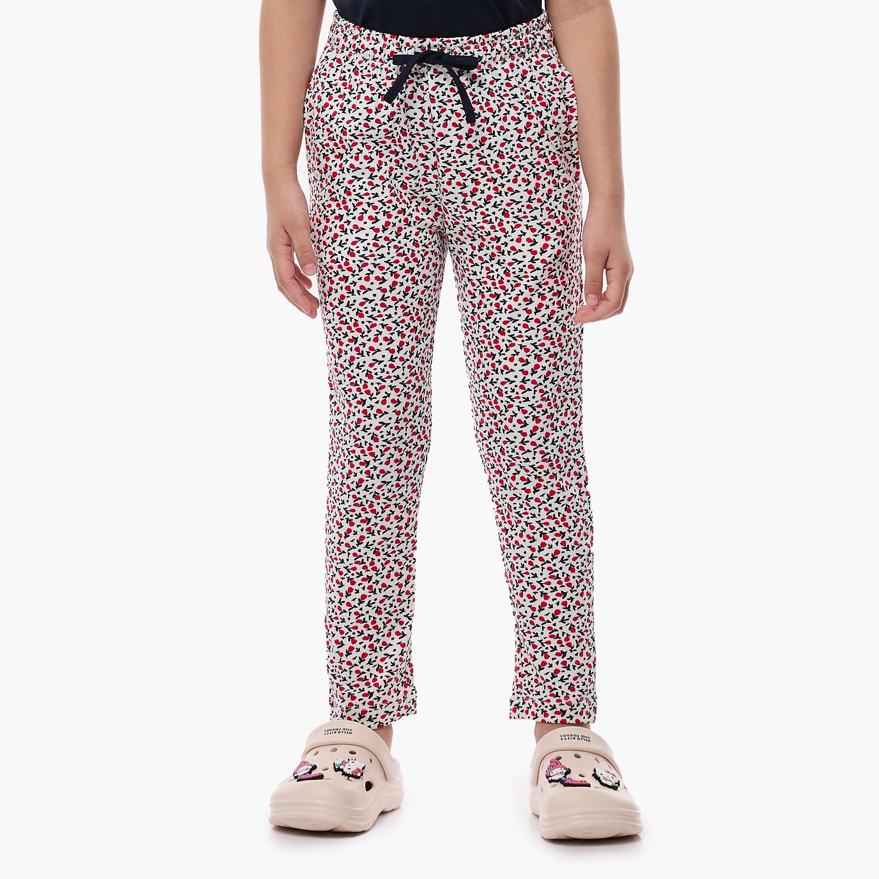 Victor and Jane 2-Piece Printed Cap Sleeves T-Shirt with Pyjama-baby-girls-clothing-nightwear-pyjamasets-image-3