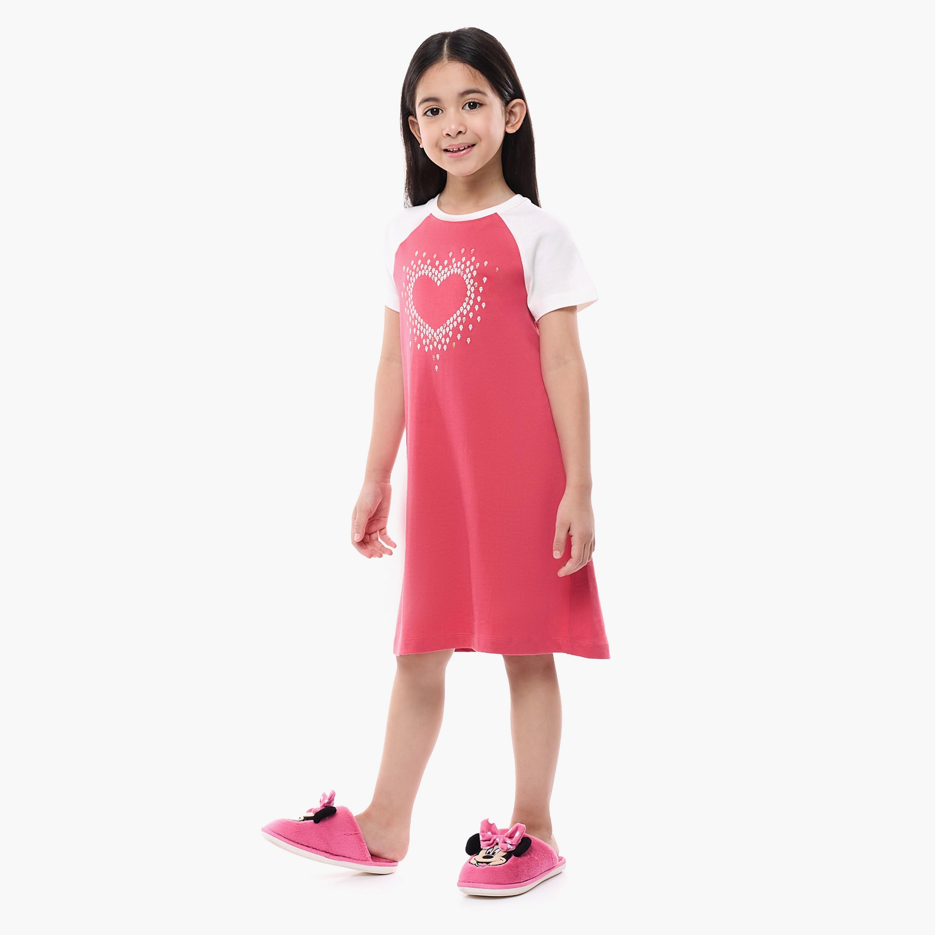 Victor and Jane Printed Short Sleeves Dress-baby-girls-clothing-nightwear-sleepsuits-image-2