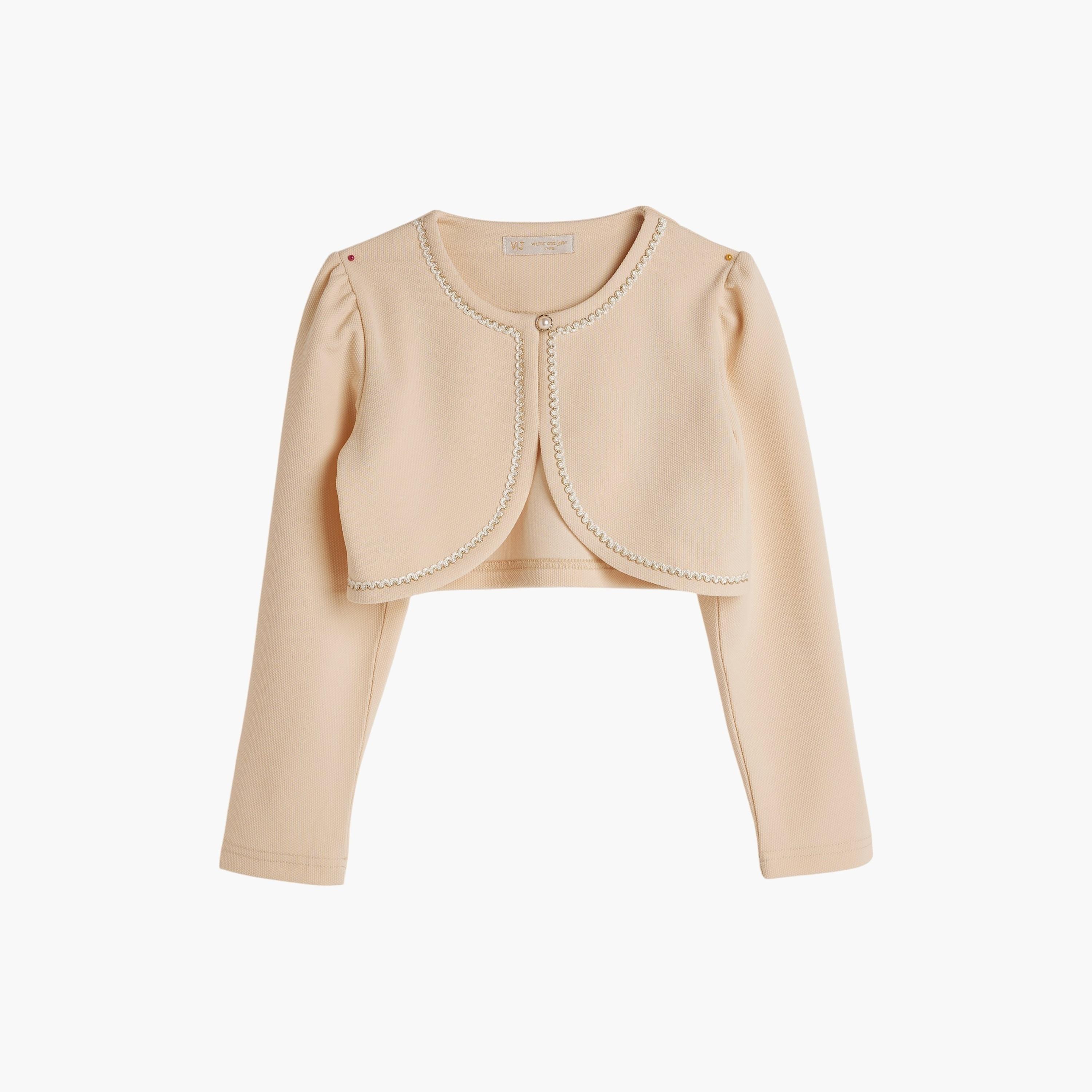 Victor and Jane Embroidered Long Sleeves Cardigan-girls-clothing-winterwear-jumpersandcardigans-image-1