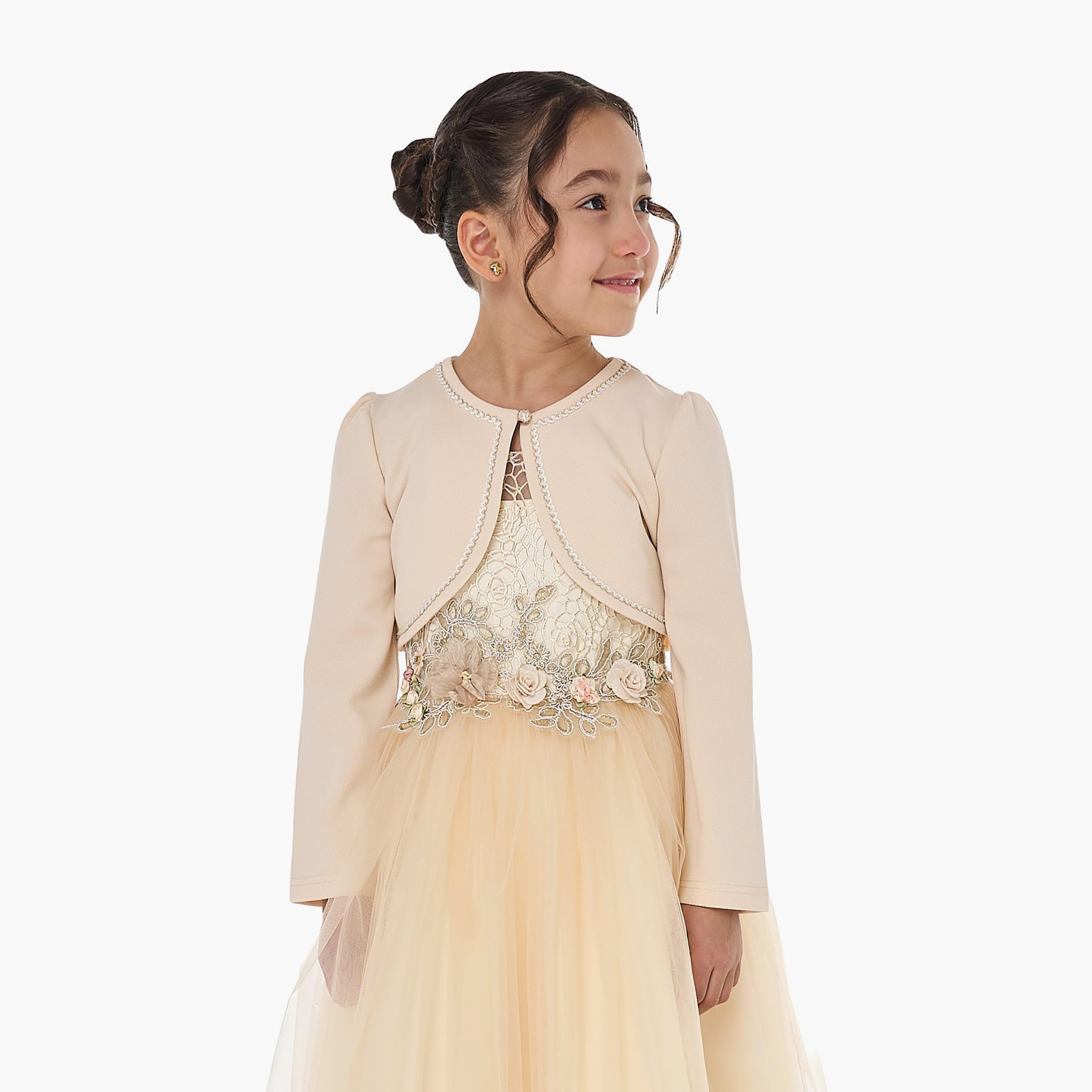 Victor and Jane Embroidered Long Sleeves Cardigan-girls-clothing-winterwear-jumpersandcardigans-image-4