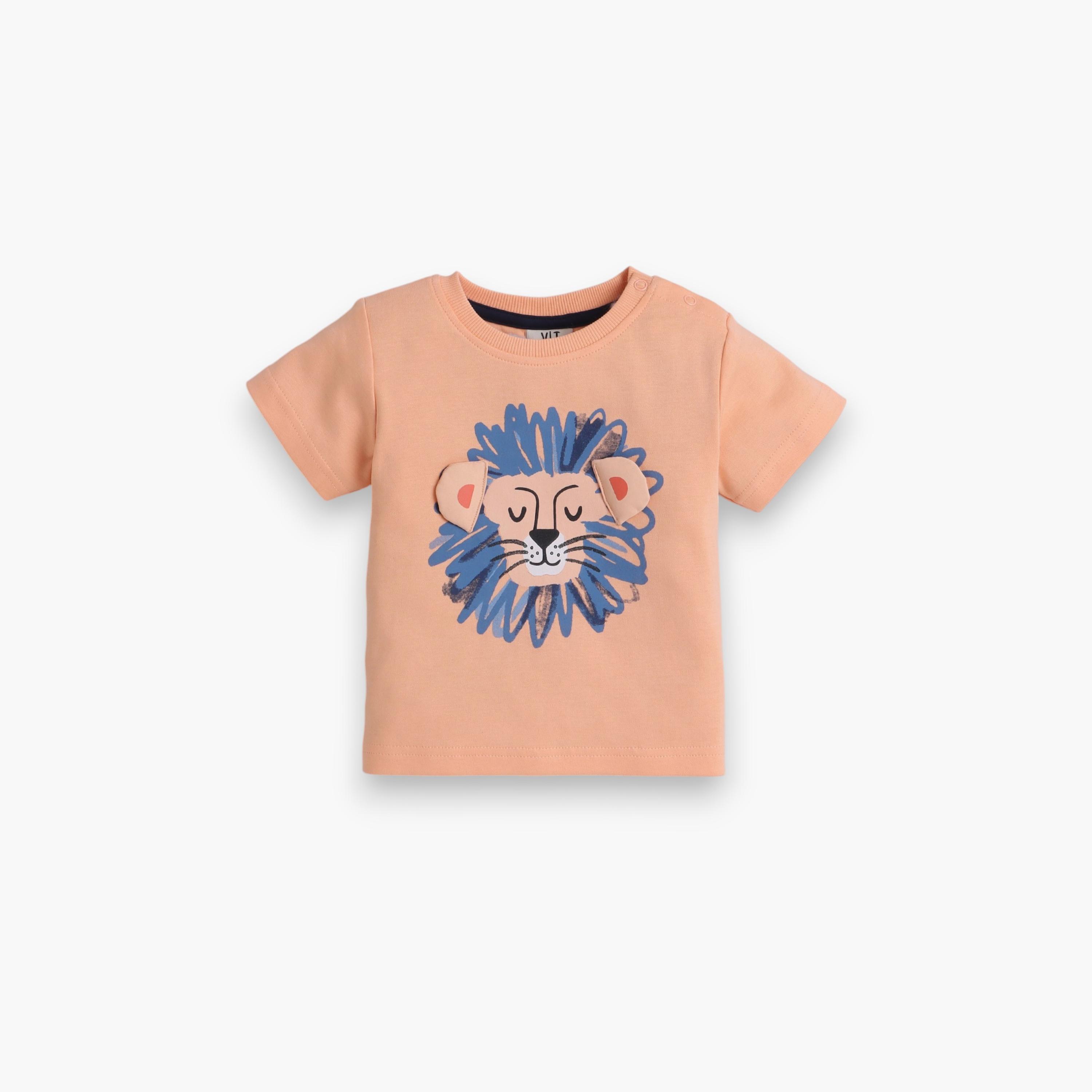 Victor and Jane 2-Piece Printed Short Sleeves T-Shirt with Shorts-baby-boys-clothing-setsandcoords-image-2