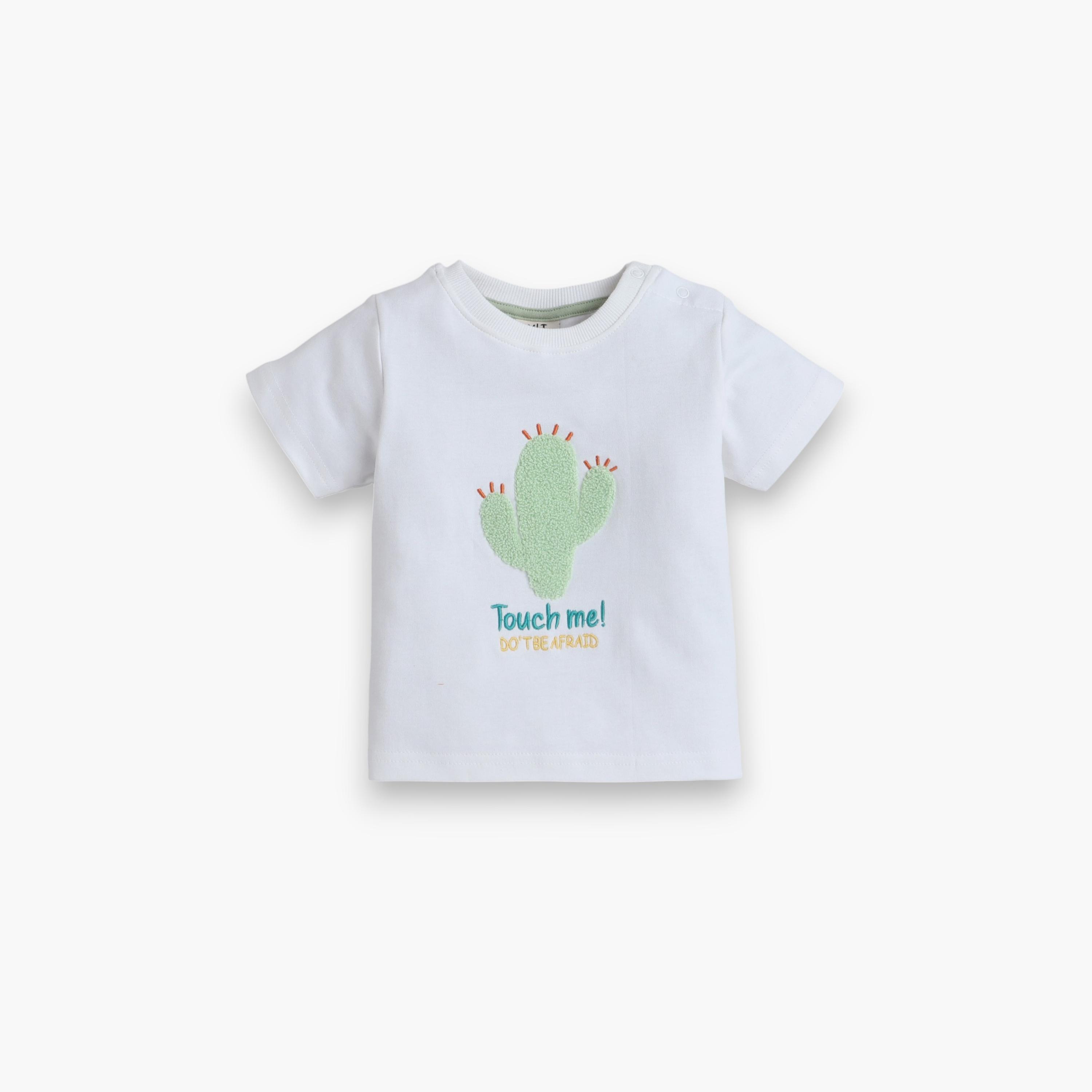 Victor and Jane 2-Piece Printed Short Sleeves T-Shirt with Shorts-baby-boys-clothing-setsandcoords-image-2
