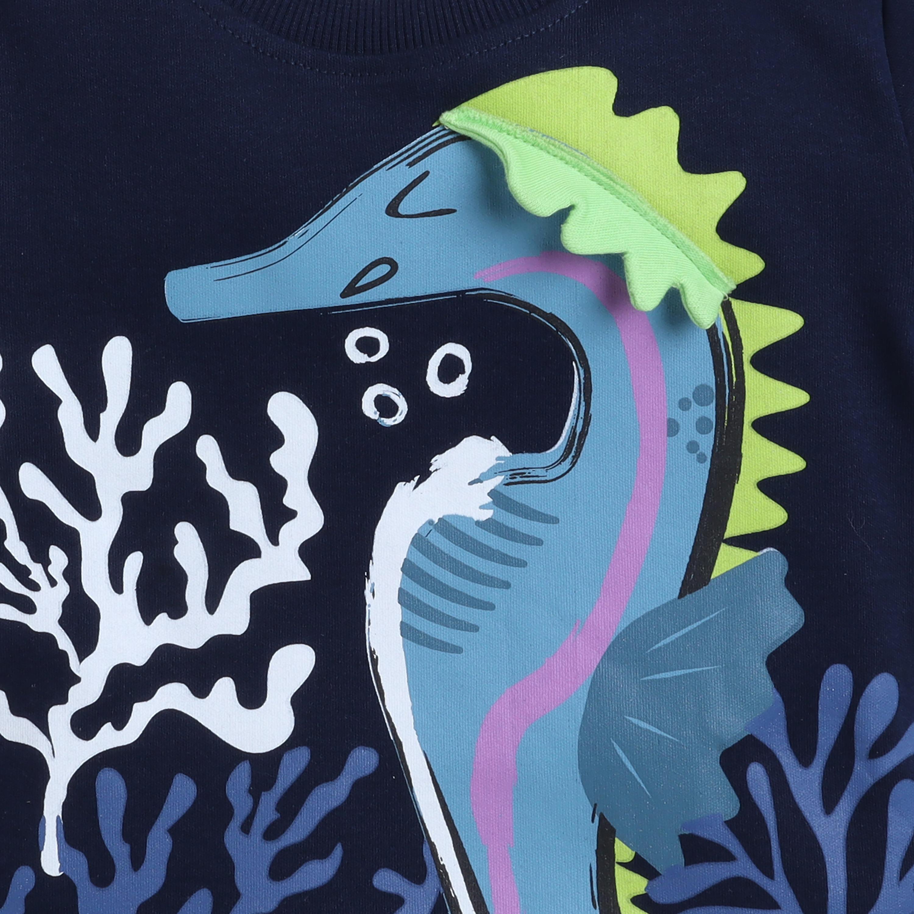 Victor and Jane 2-Piece Printed Short Sleeves T-Shirt with Shorts-baby-boys-clothing-setsandcoords-image-2