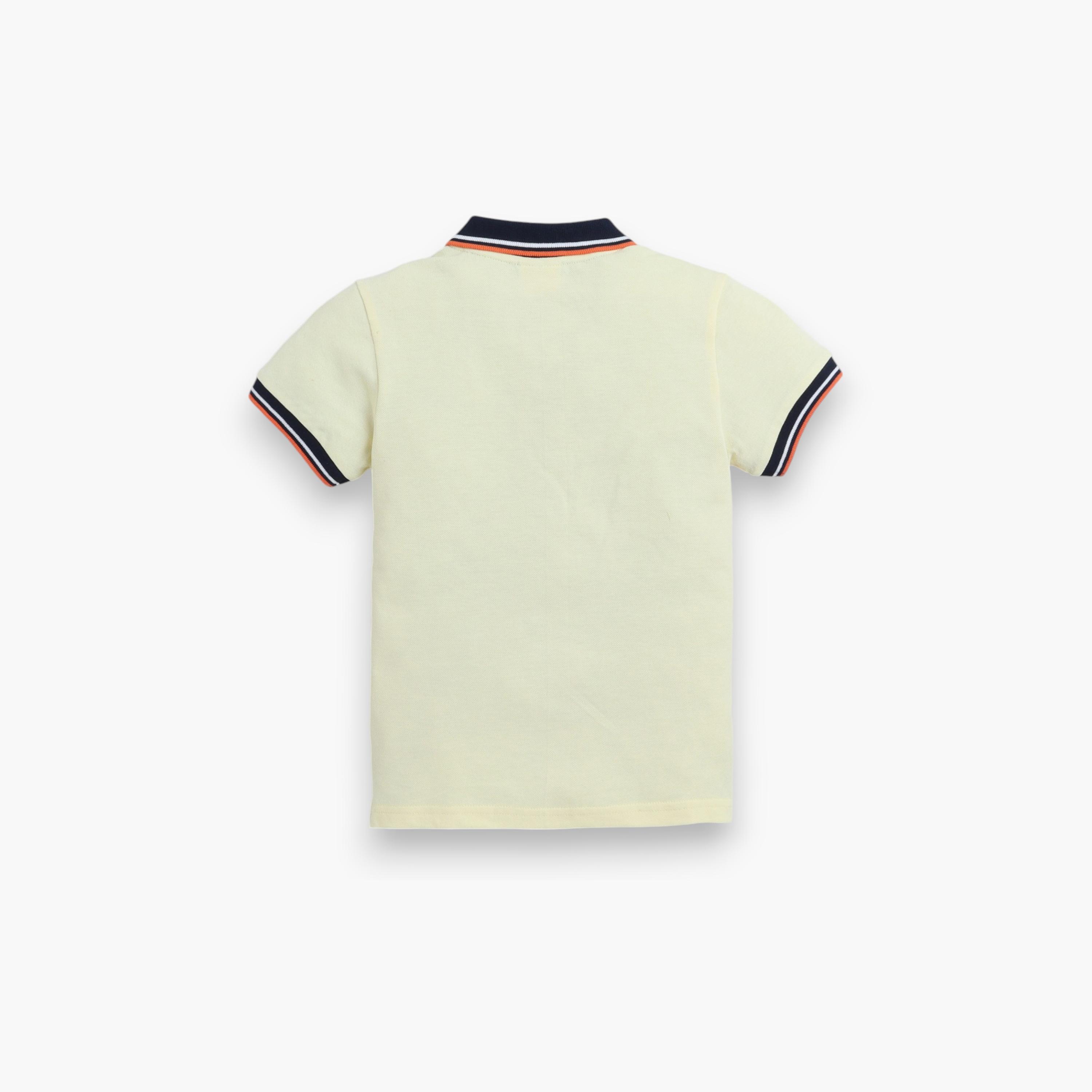 تي شيرت بولو سادة بأكمام قصيرة من فيكتور اند جين-boys-clothing-tshirtsandpolos-image-3