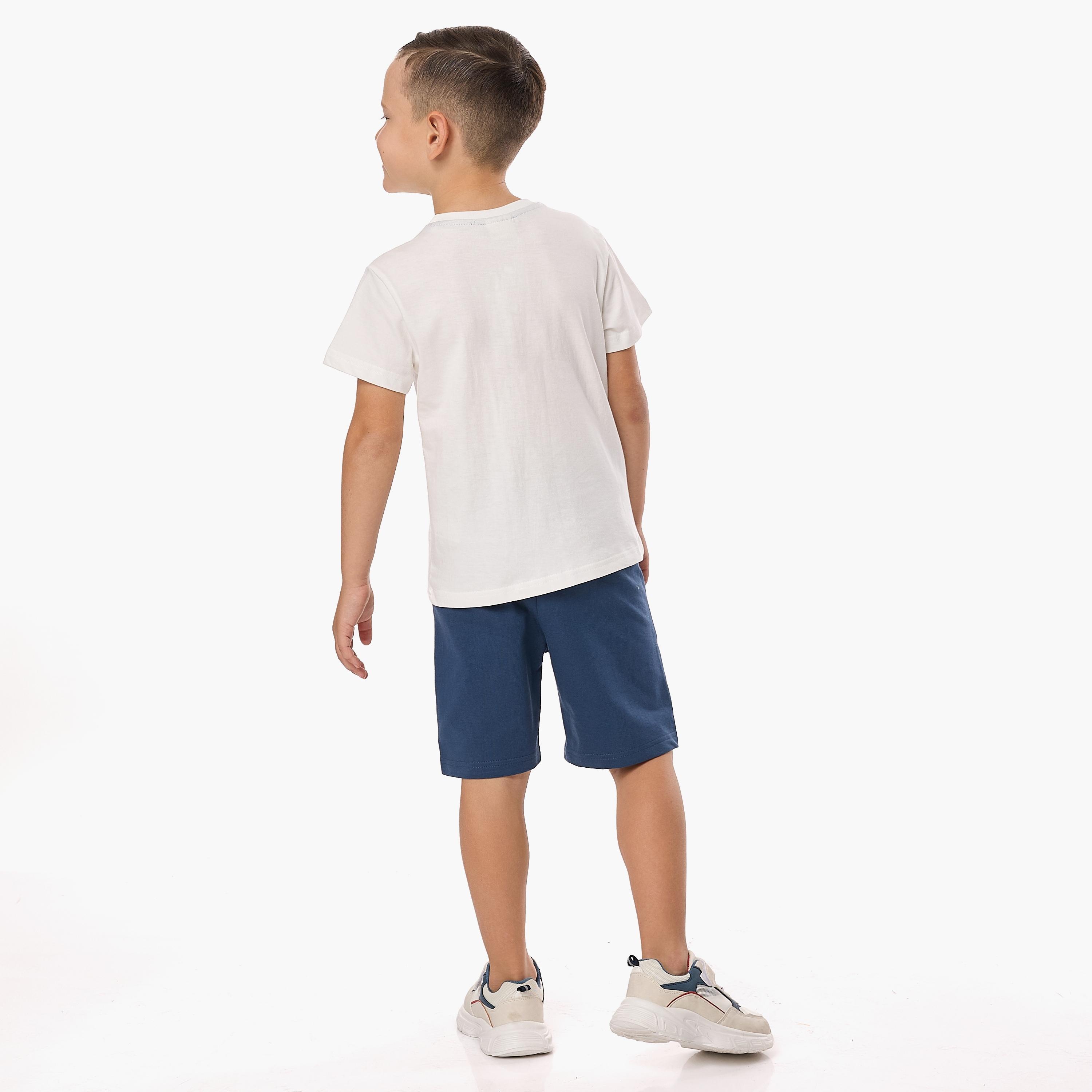 Victor and Jane 2-Piece Printed Short Sleeves T-Shirt with Shorts-baby-boys-clothing-setsandcoords-image-3