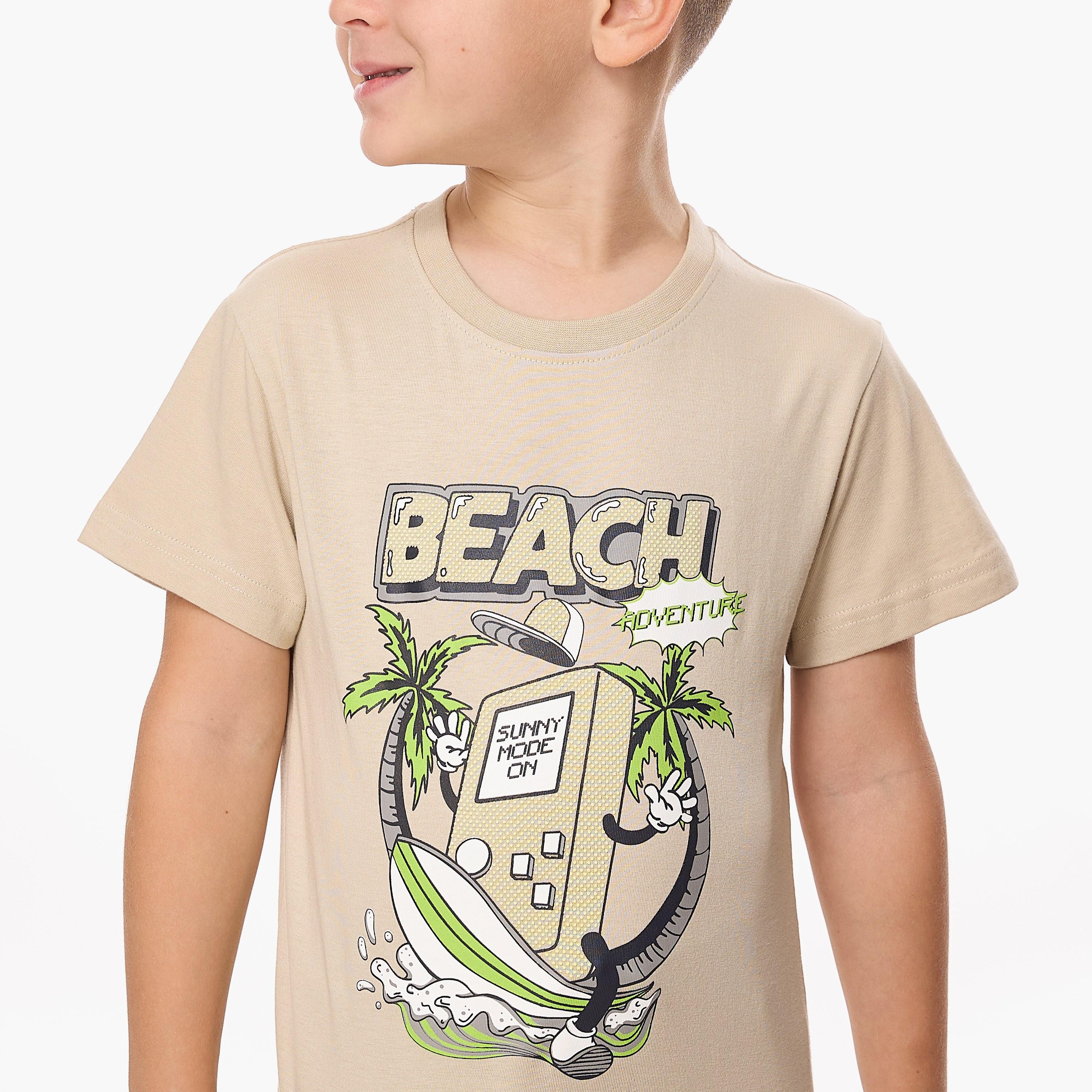 Victor and Jane 2-Piece Printed Short Sleeves T-Shirt with Shorts-baby-boys-clothing-setsandcoords-image-5
