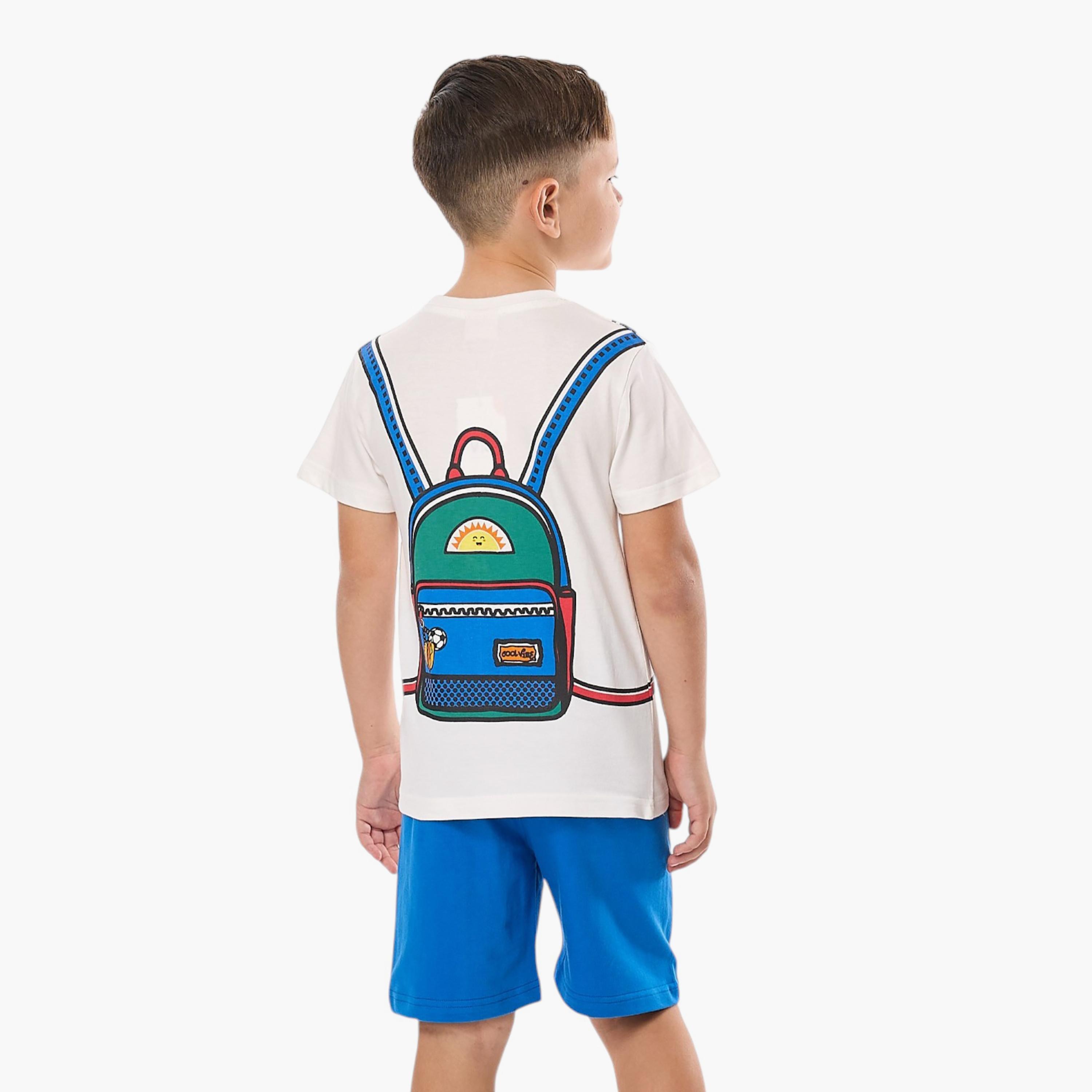 تي شيرت مطبوع بأكمام قصيرة مع شورت من قطعتين من فيكتور اند جين-boys-clothing-setsandcoords-image-3