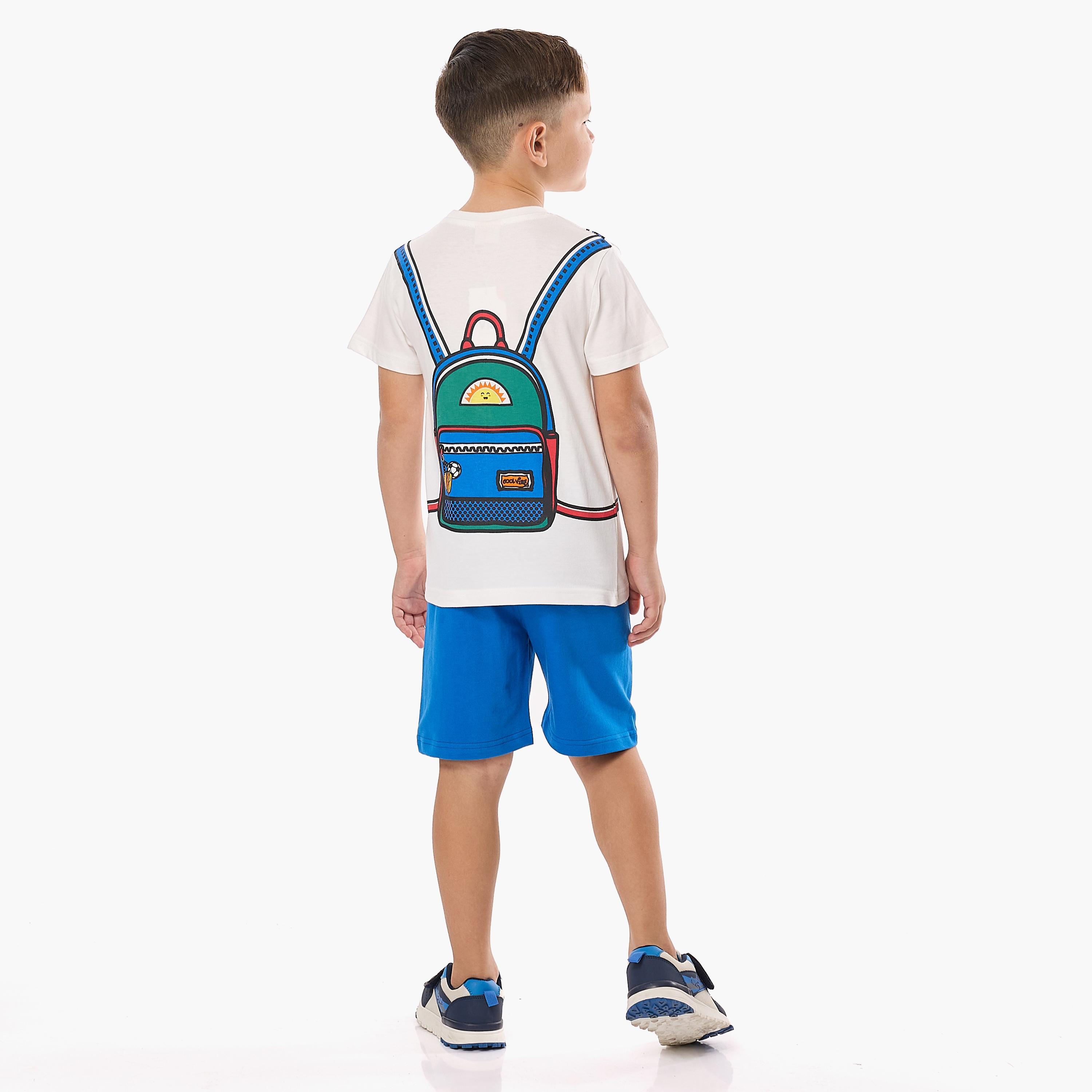 تي شيرت مطبوع بأكمام قصيرة مع شورت من قطعتين من فيكتور اند جين-boys-clothing-setsandcoords-image-4