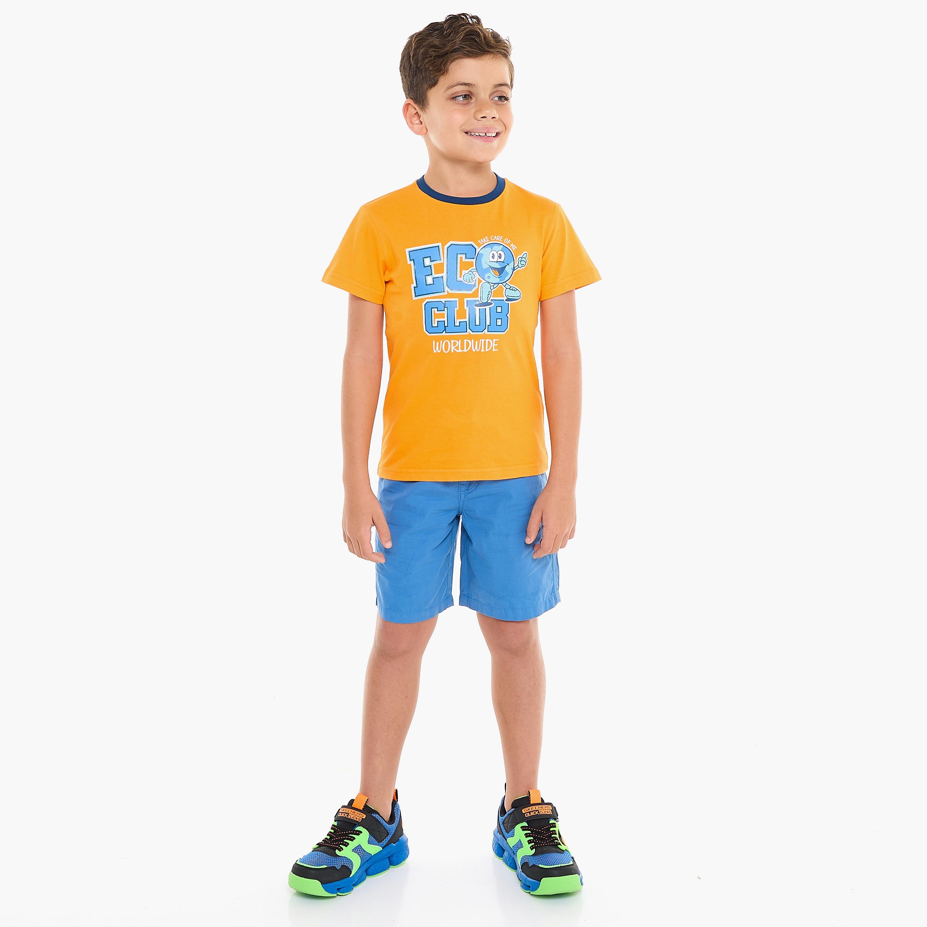 تي شيرت مطبوع بأكمام قصيرة مع شورت من قطعتين من فيكتور اند جين-boys-clothing-setsandcoords-image-5