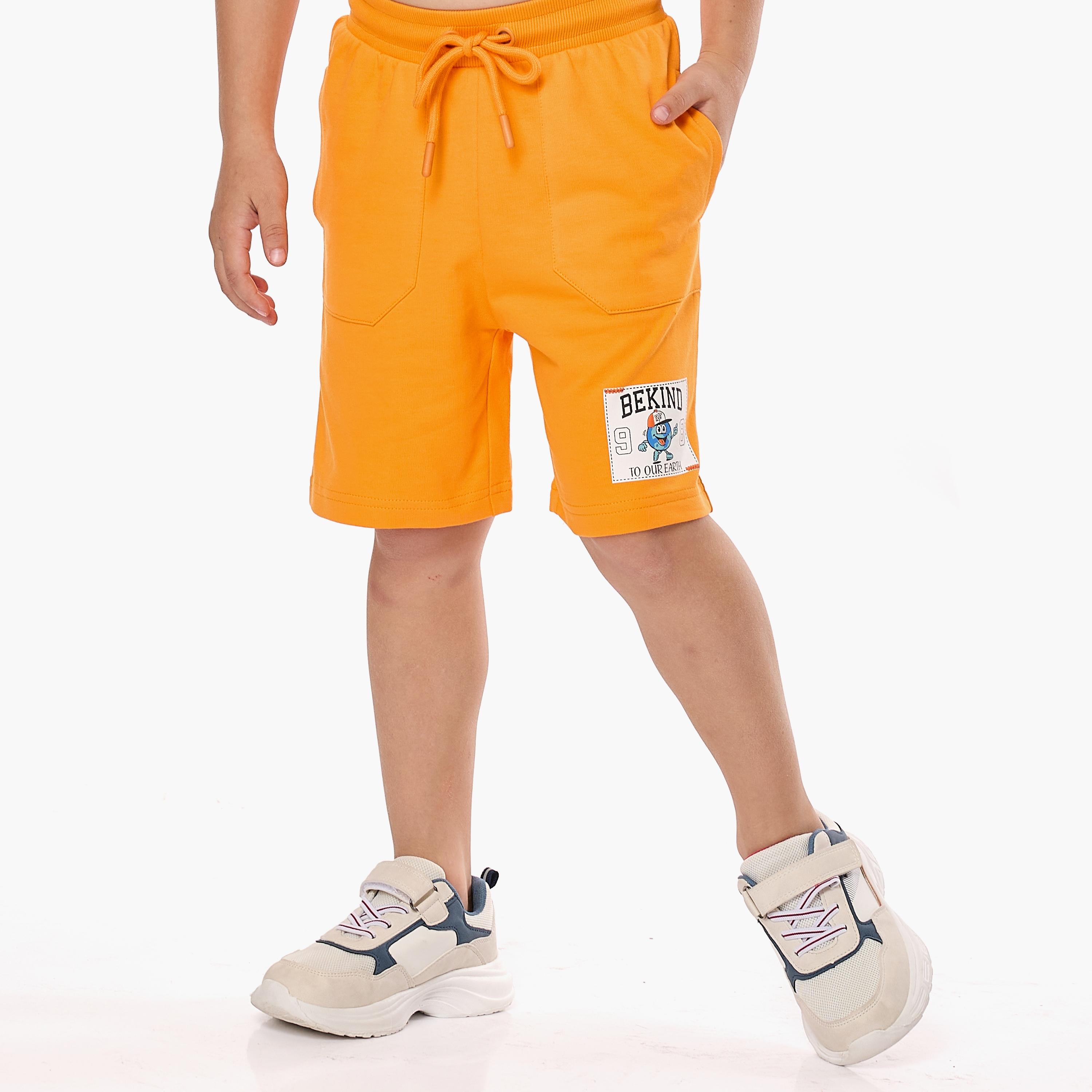 Victor and Jane 2-Piece Printed Short Sleeves T-Shirt with Shorts-boys-clothing-setsandcoords-image-6